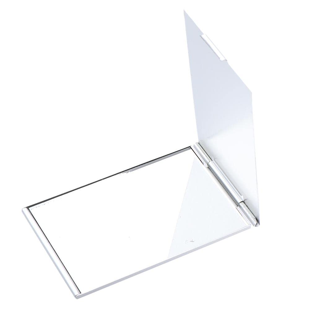 VMS INDIA Fashion Pocket Square Vanity Mirror - Portable Cute Makeup Mirror with 5X Magnification for Travel, Home & Handbag | Perfect for On-the-Go Touch Ups & Compact Makeup Application