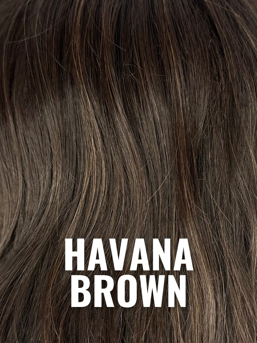 Premium Havana Brown High Profile Wig - Natural Look for Parties, Cosplay & Everyday Wear
