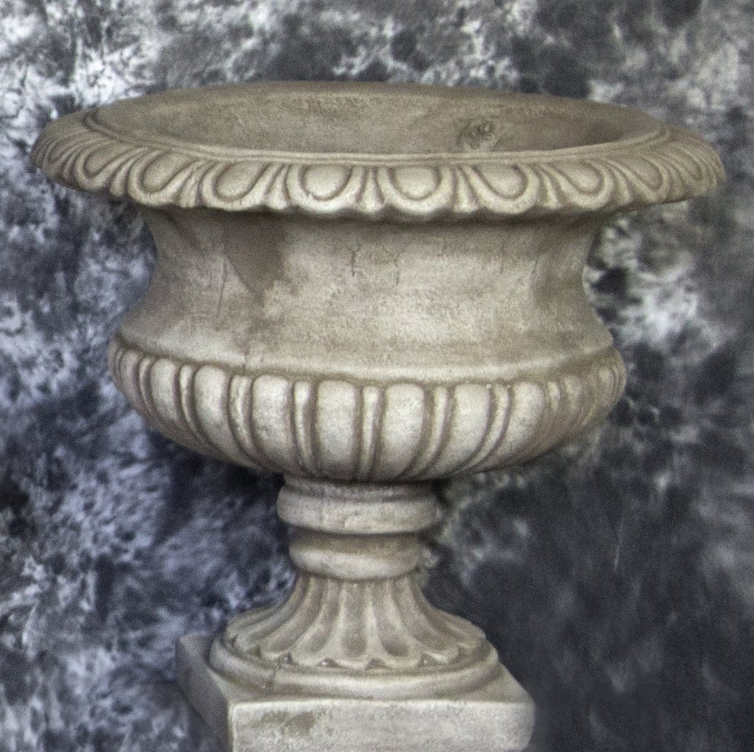 Three Tier Renaissance Fountain with Classic Urns and Bench - Outdoor Garden Decor for Patio, Yard, and Landscape | Package Number 1013