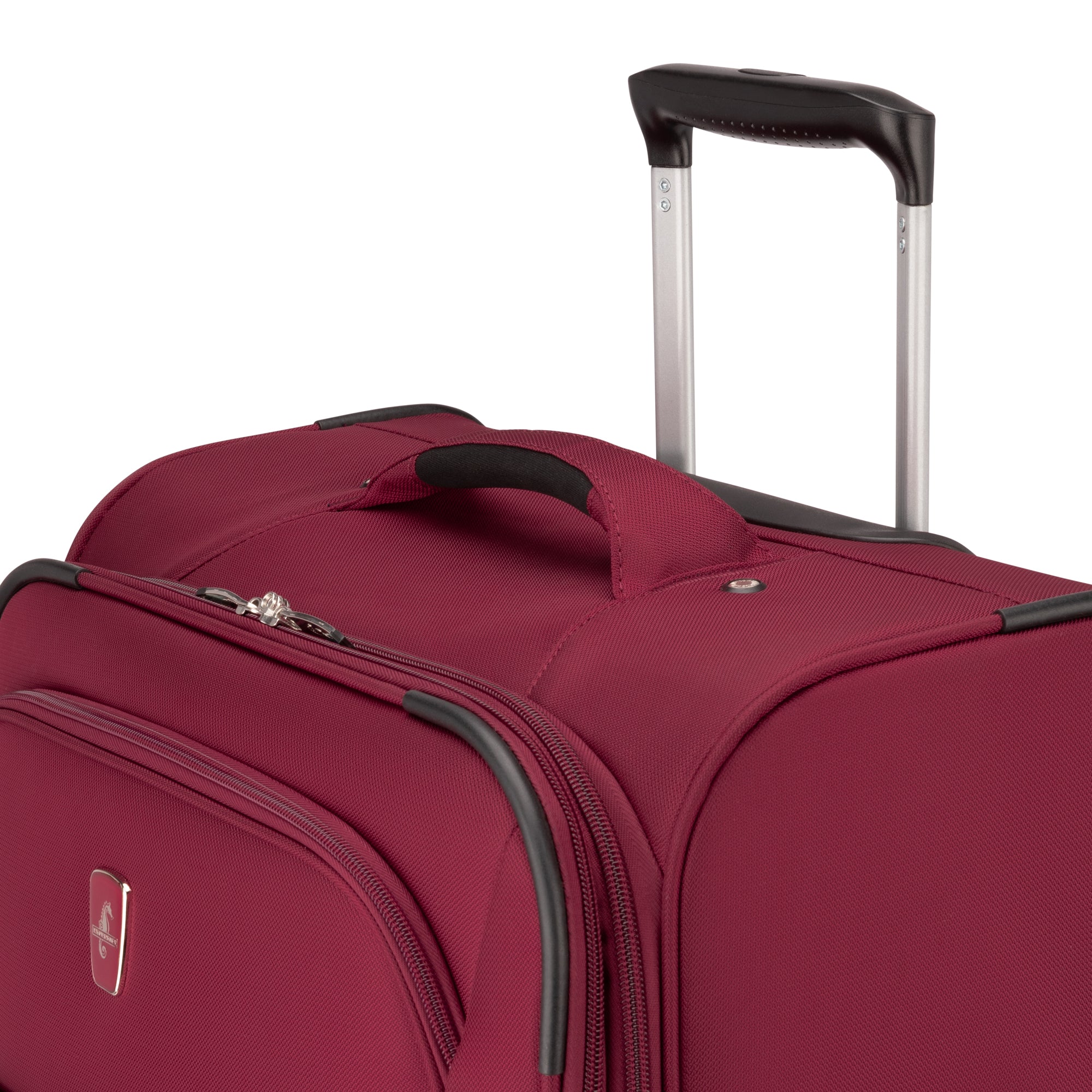 Atlantic Artisan III Spinner 3-Piece Luggage Set - Lightweight Expandable Suitcase with 360° Wheels for Travel, Business & Vacation (Black) - Perfect for Airplane Carry-On & Checked Bags