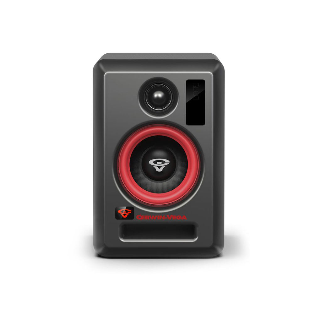 Cerwin Vega VEGA4SB PR 4 Inch 2-Way Powered Studio Monitor Speakers (Pair) - Perfect for Home Recording, Music Production & DJ Setups