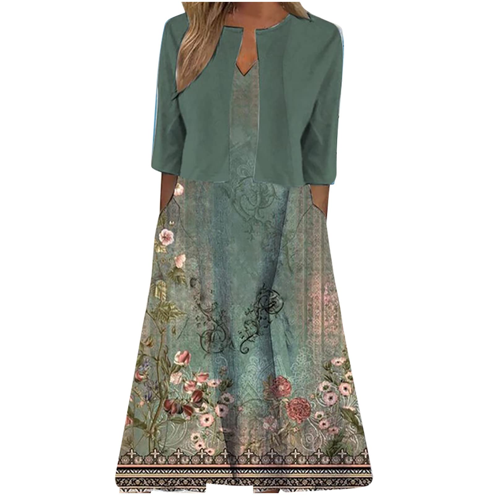 Women's 2-Piece Sleeveless Dress & Cardigan Set - Soft Lounge Wear, Summer Beach Outfit, Travel Matching Sets for Casual Comfort