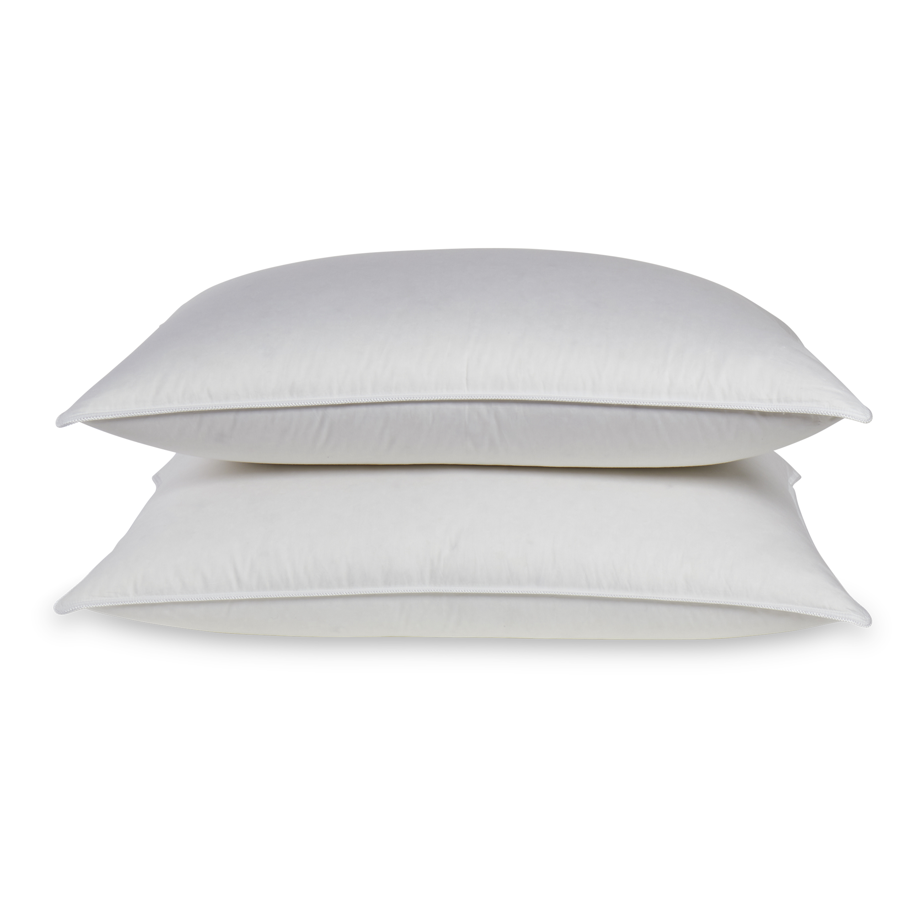Premium Elte White Duck Down Pillow - Hypoallergenic Luxury Bed Pillow for Side, Back & Stomach Sleepers - Perfect for Hotels, Guest Rooms & Home Bedding
