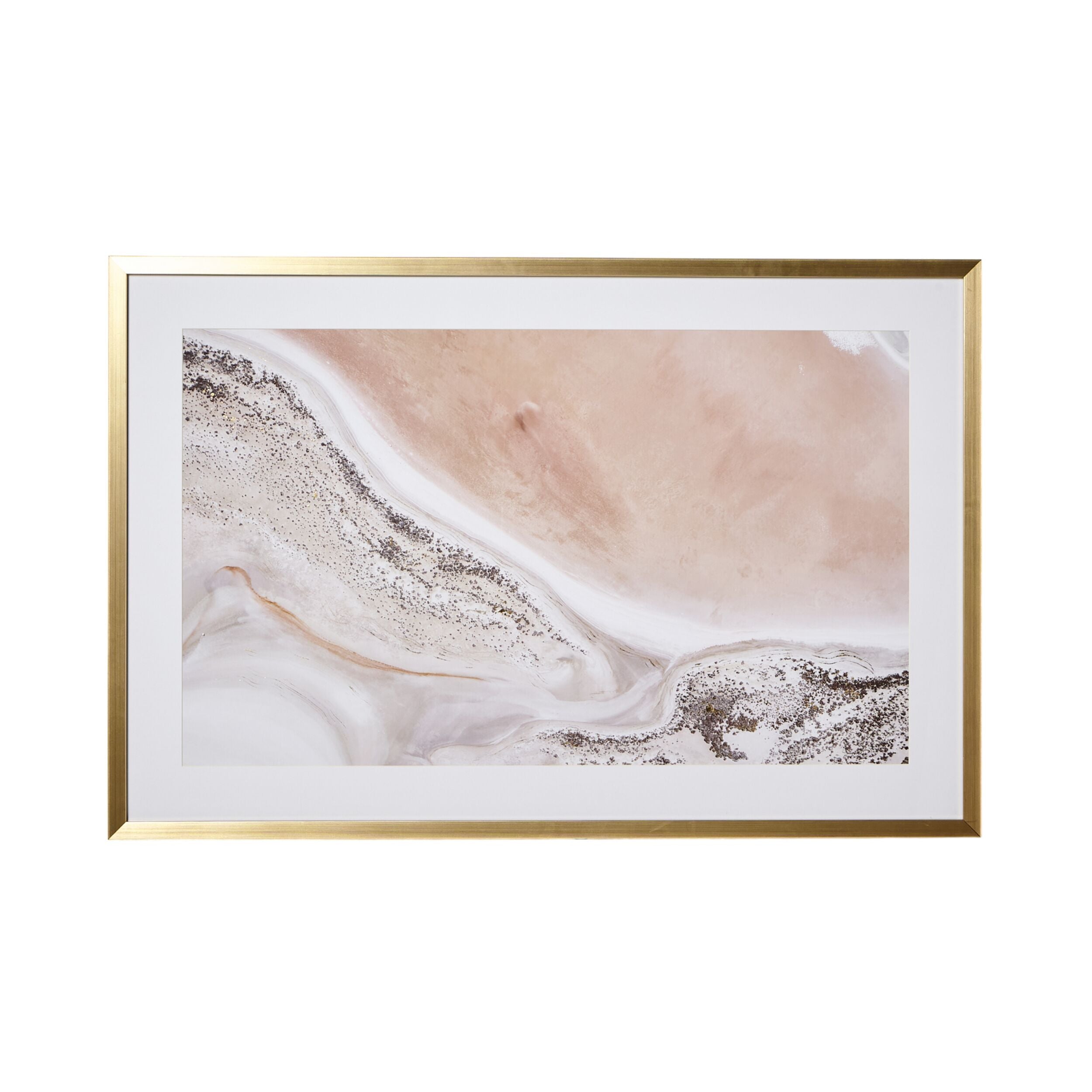 120x80cm Aerial Inlet Framed Print - Premium Wall Art for Living Room, Bedroom & Office Decor