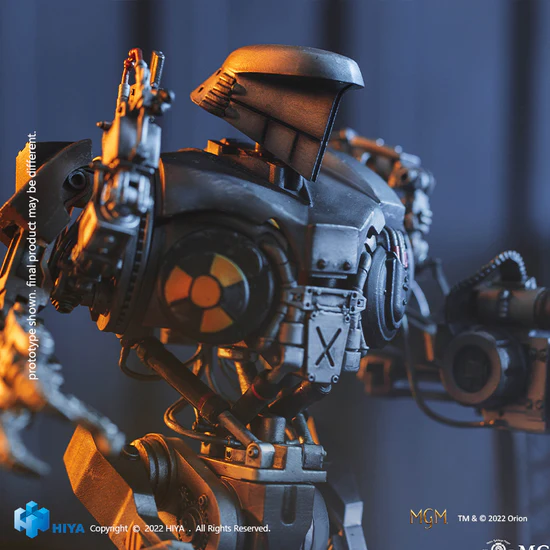 1/18 Scale HIYA 5-inch RoboCop 2 RoboCain Action Figure - Exquisite Mini Collectible Series for Display & Movie Scenes Recreation