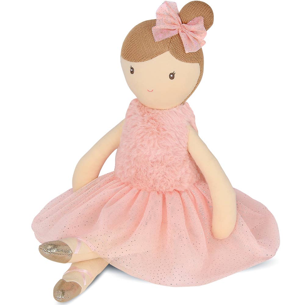 Lil' Ballerina (Brunette) - Perfect Ballet Dance Gift for Kids, Toddler Ballerina Doll with Realistic Hair - Ideal for Birthday, Christmas & Dance Class Rewards