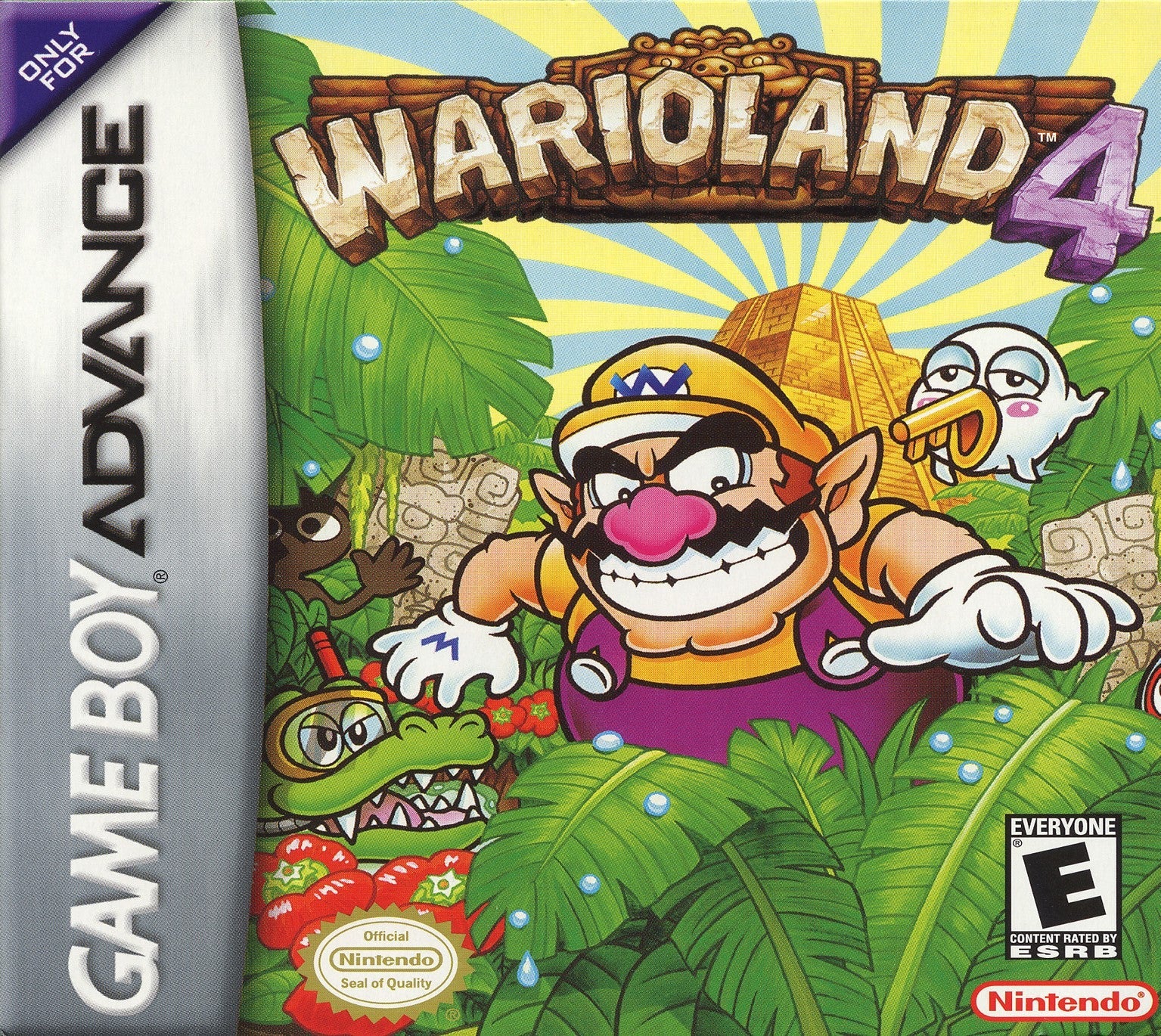 Used Wario Land 4 Game Boy Advance Video Game - Retro GBA Cartridge for Collectors & Classic Gaming Enthusiasts | Perfect for Nostalgic Play & Display