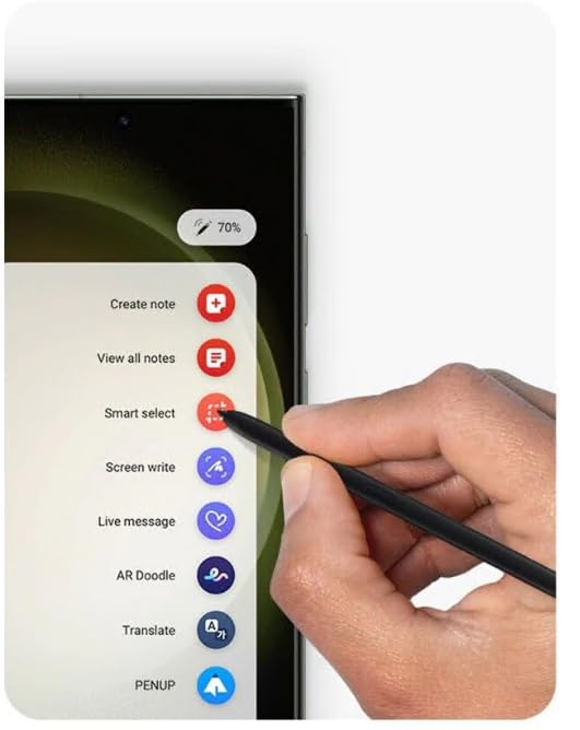 **Galaxy S23 Ultra Stylus Pen Replacement - Non-Bluetooth Touch Screen Pen with Extra Tips for Samsung S23 Ultra 5G (Black) - Perfect for Note-Taking, Drawing & Precision Work**