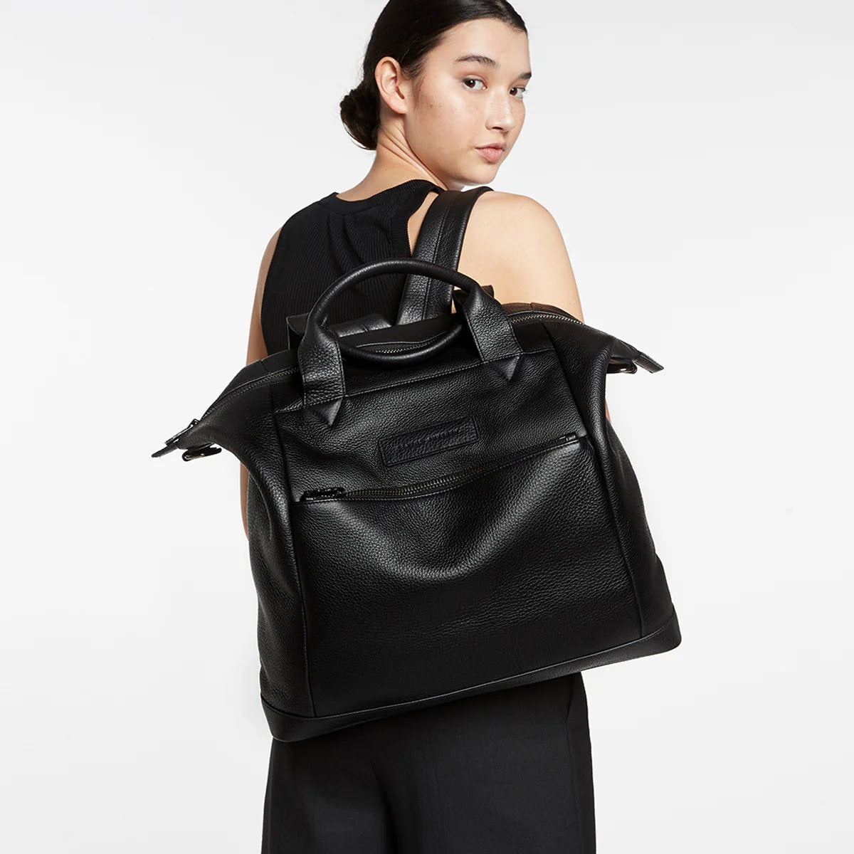 Status Anxiety Comes In Waves Bag - Stylish Black Crossbody Purse for Women | Perfect for Work, Travel & Everyday Use
