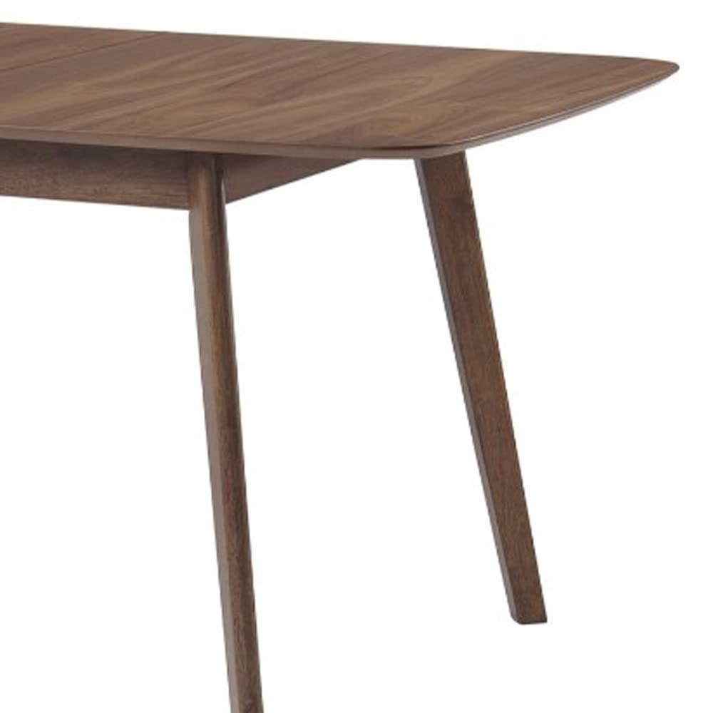 Benzara Brown Dining Table - Stylish Solid Wood Design for Modern Kitchens and Dining Rooms