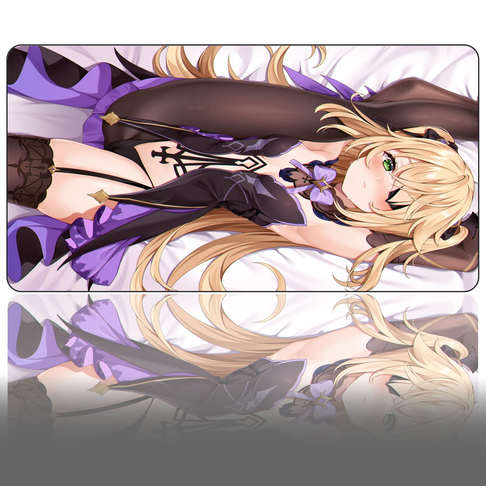 Anime Gaming Mouse Pad XXL - Sexy Anime Girl Design for PC & Keyboard Desk Mat (27.55x12 inch) - Perfect for Gamers & Anime Fans