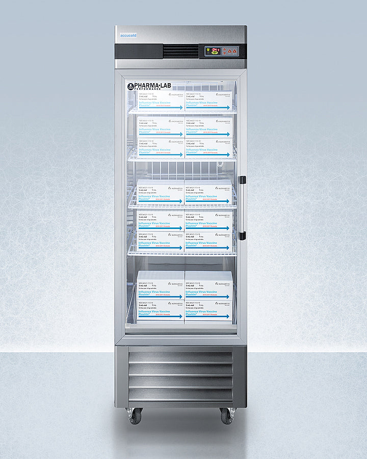 Accucold 23 Cu.Ft. Upright Pharmacy Refrigerator ARG23MLLH - Medical Grade Vaccine Storage & Laboratory Use