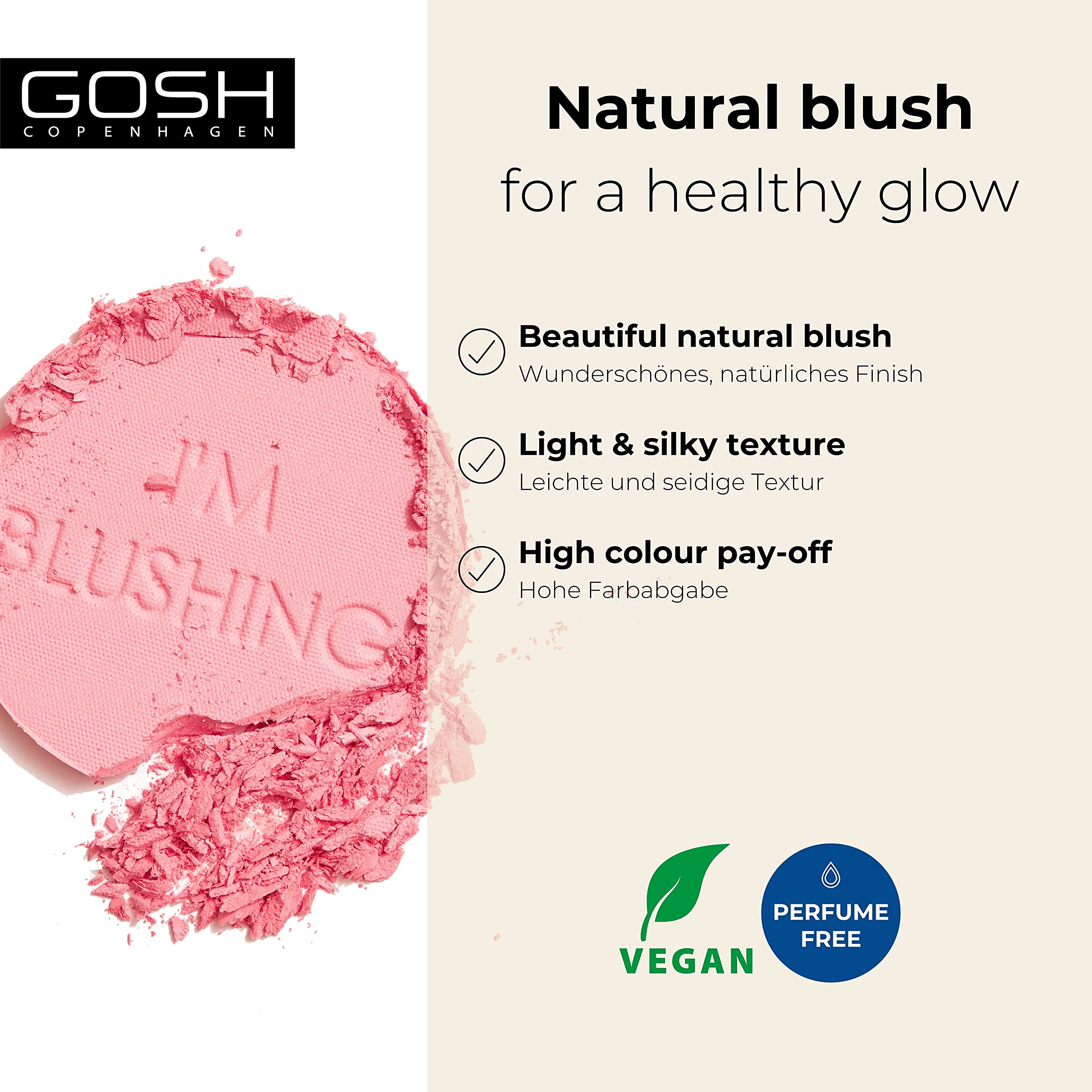 I'M Blushing 002-Amour 5.5 Gram Blush Makeup - Perfect for Everyday Wear & Special Occasions