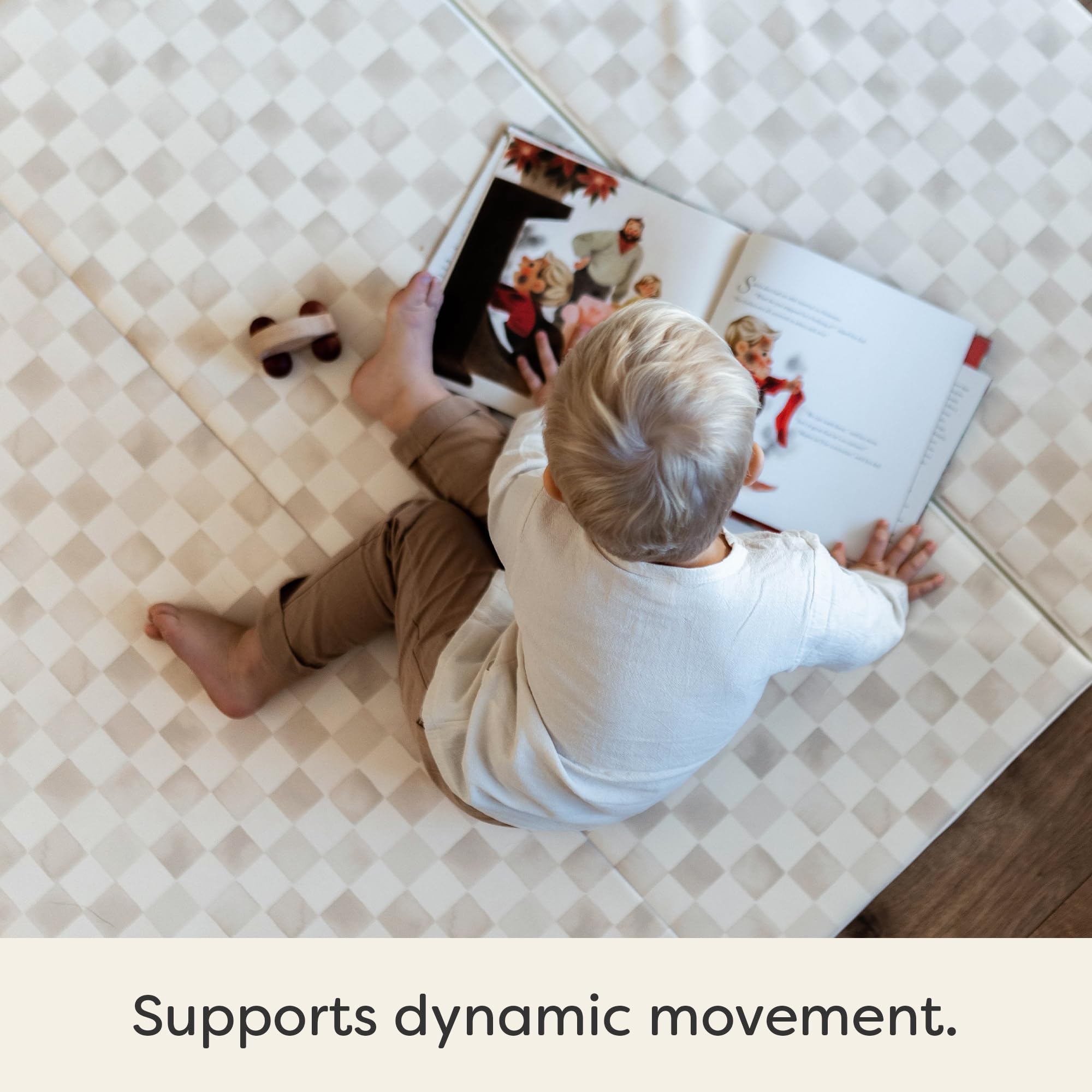 Foldable Baby Play Mat - Soft Memory Foam Tumbling Mat for Infants & Toddlers | Non-Slip Floor Playmat for Crawling, Learning & Playtime | Durable & Stylish Nursery Mat for Home, Daycare & Travel