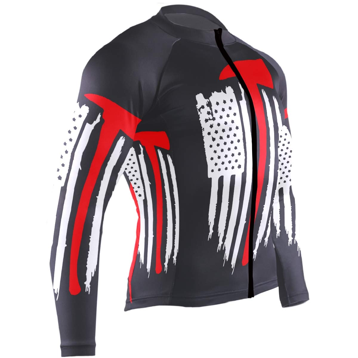 **Men's Long Sleeve Cycling Jersey - Breathable Bike Shirt for Road & Mountain Biking - Perfect for Training & Outdoor Sports**
