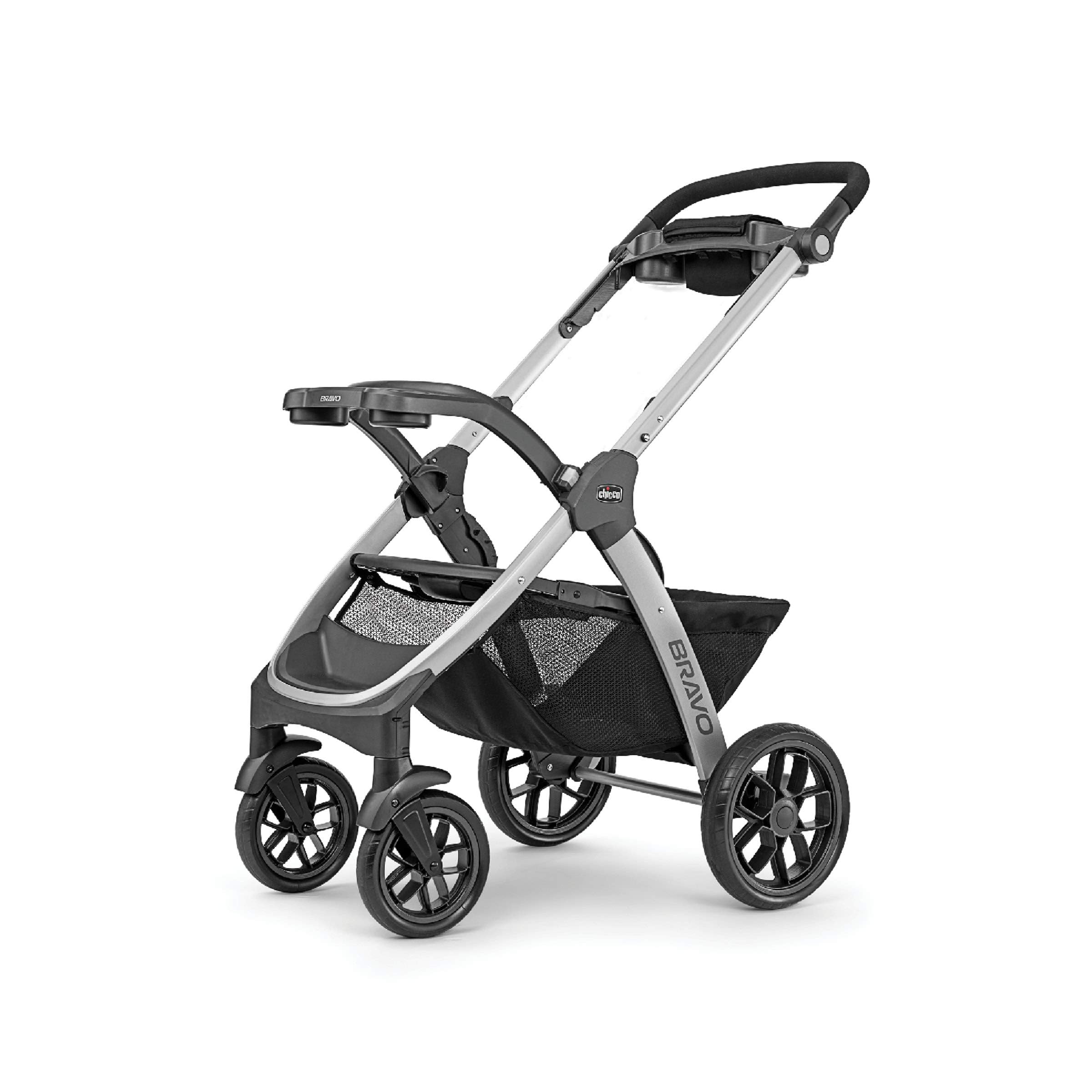 Bravo 3-in-1 Trio Travel System - Lightweight Quick-Fold Stroller with KeyFit 30 Infant Car Seat & Base | Camden Black | Perfect for Newborns, Travel & Everyday Use