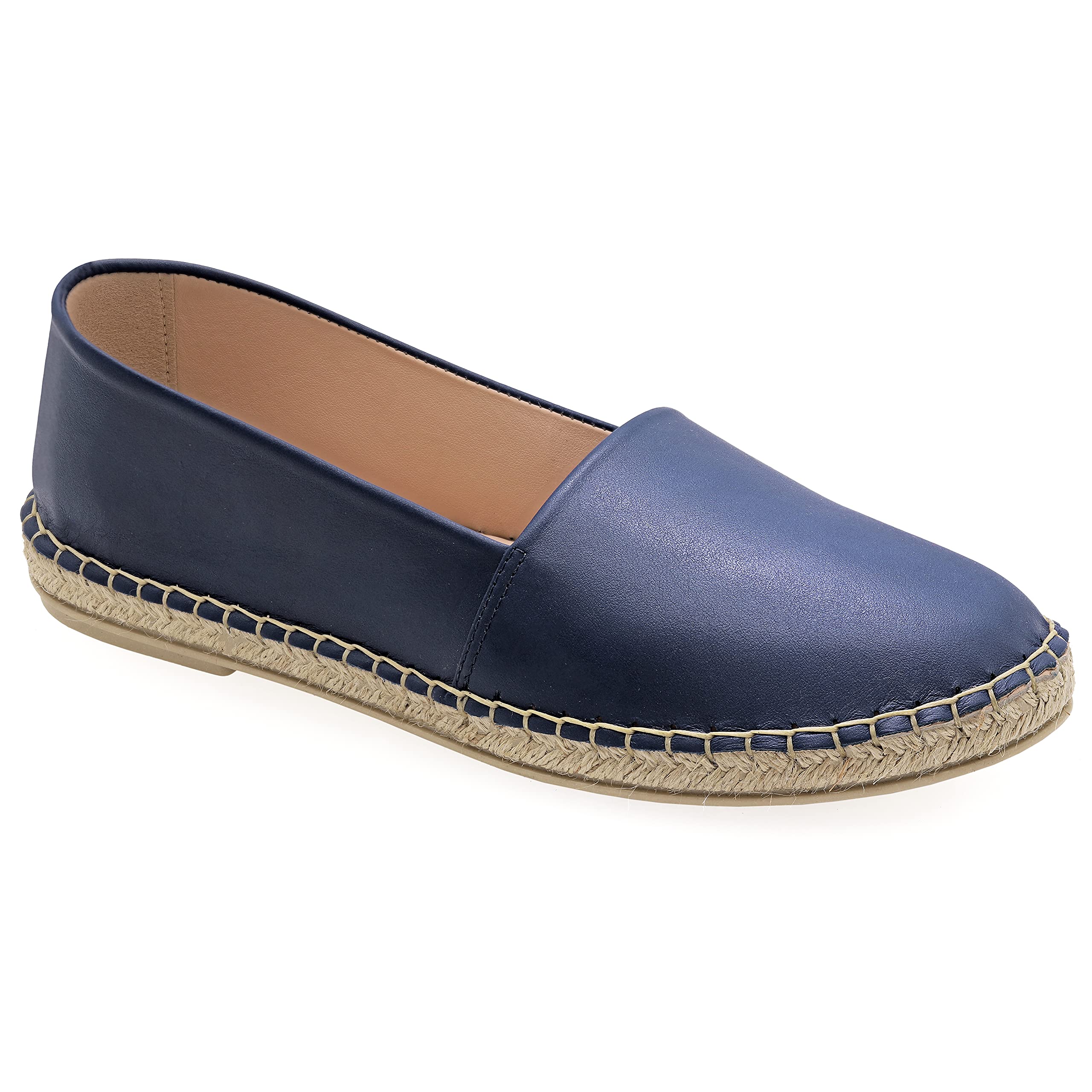 Emmanuela Leather Espadrilles - Handmade Women's Low Wedge Summer Shoes | Closed Toe Greek Sandals | Perfect for Beach Vacations, Date Nights & Casual Outings