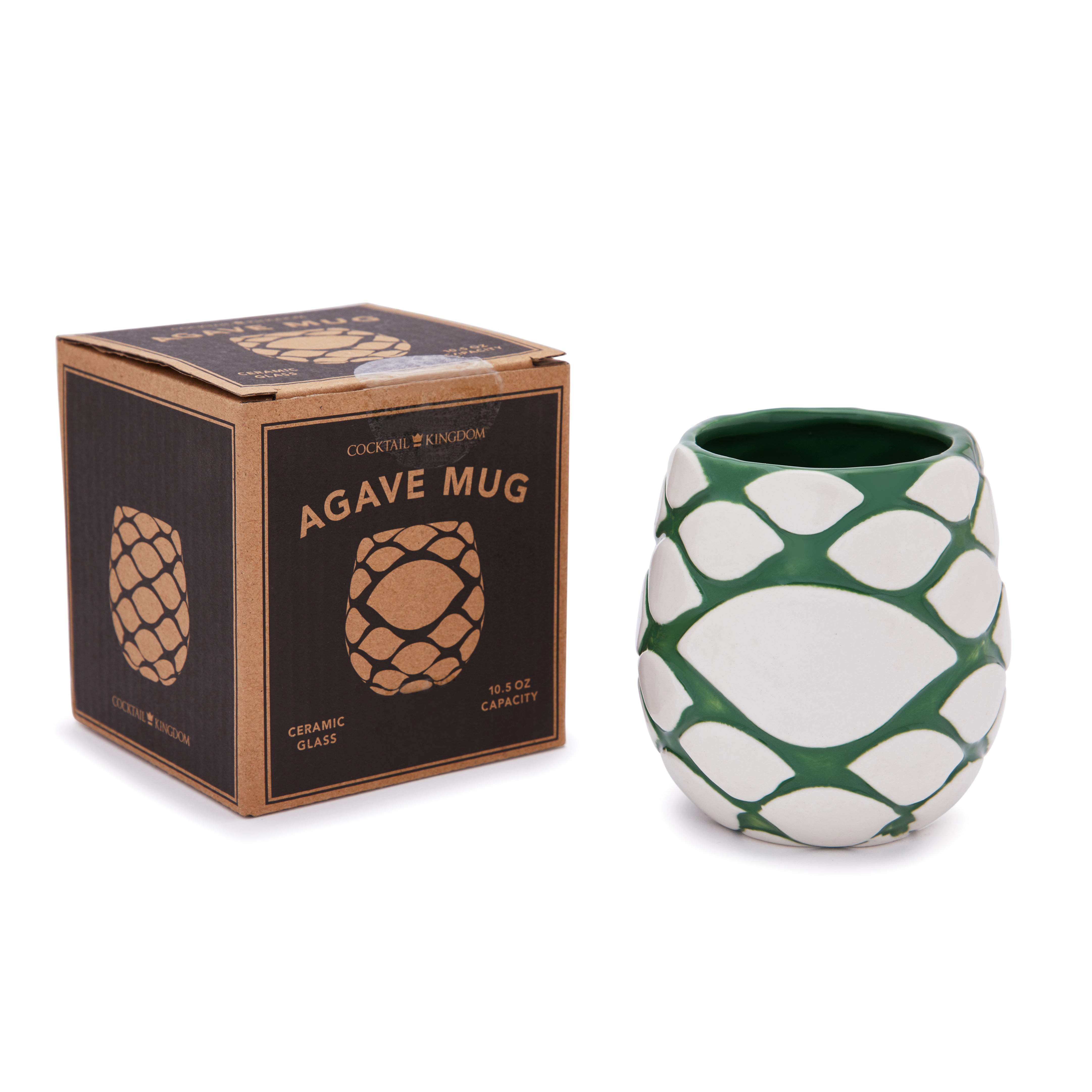 Agave Mug - Glazed Ceramic Coffee Cup 10.5oz (310ml) - Perfect for Hot Drinks, Tea & Home Decor