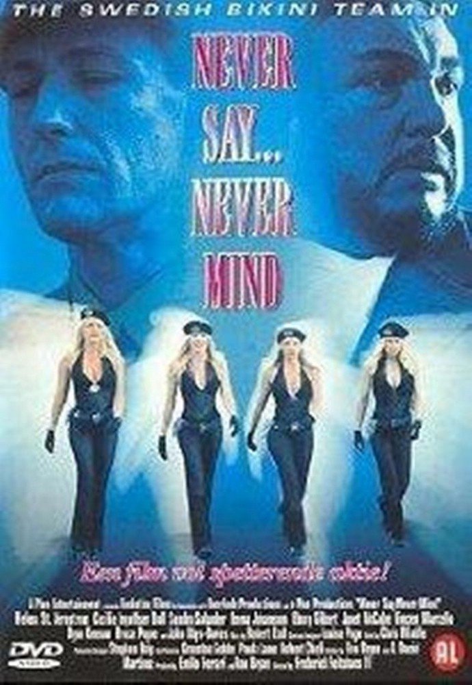 Never Say Never Mind: The Swedish Bikini Team DVD - Classic Comedy Film for Movie Nights & 90s Nostalgia Fans
