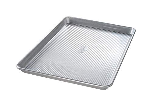 Kitchen Queen 1050HS Premium Metallic Baking Sheet - Heavy Duty Cookie Sheet for Baking, Roasting & Cooking - Perfect for Cookies, Pastries, Vegetables & More