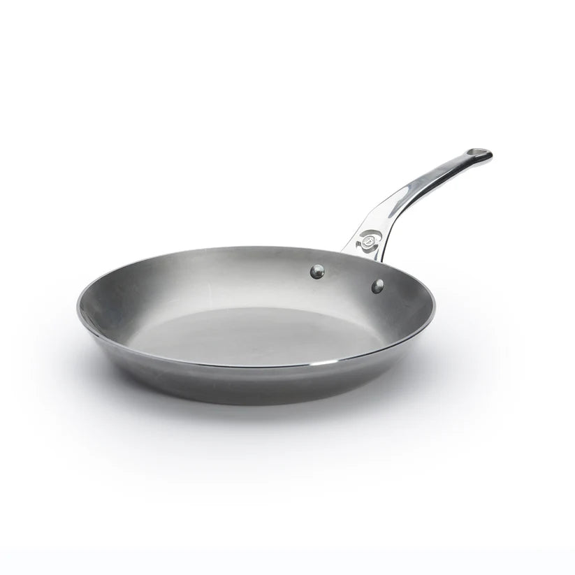 De Buyer MINERAL B PRO Carbon Steel Fry Pan 11 Inch - Professional French Skillet for Searing, Frying & Baking - Perfect for Steak, Eggs & Pancakes - Restaurant-Quality Cookware for Home Chefs