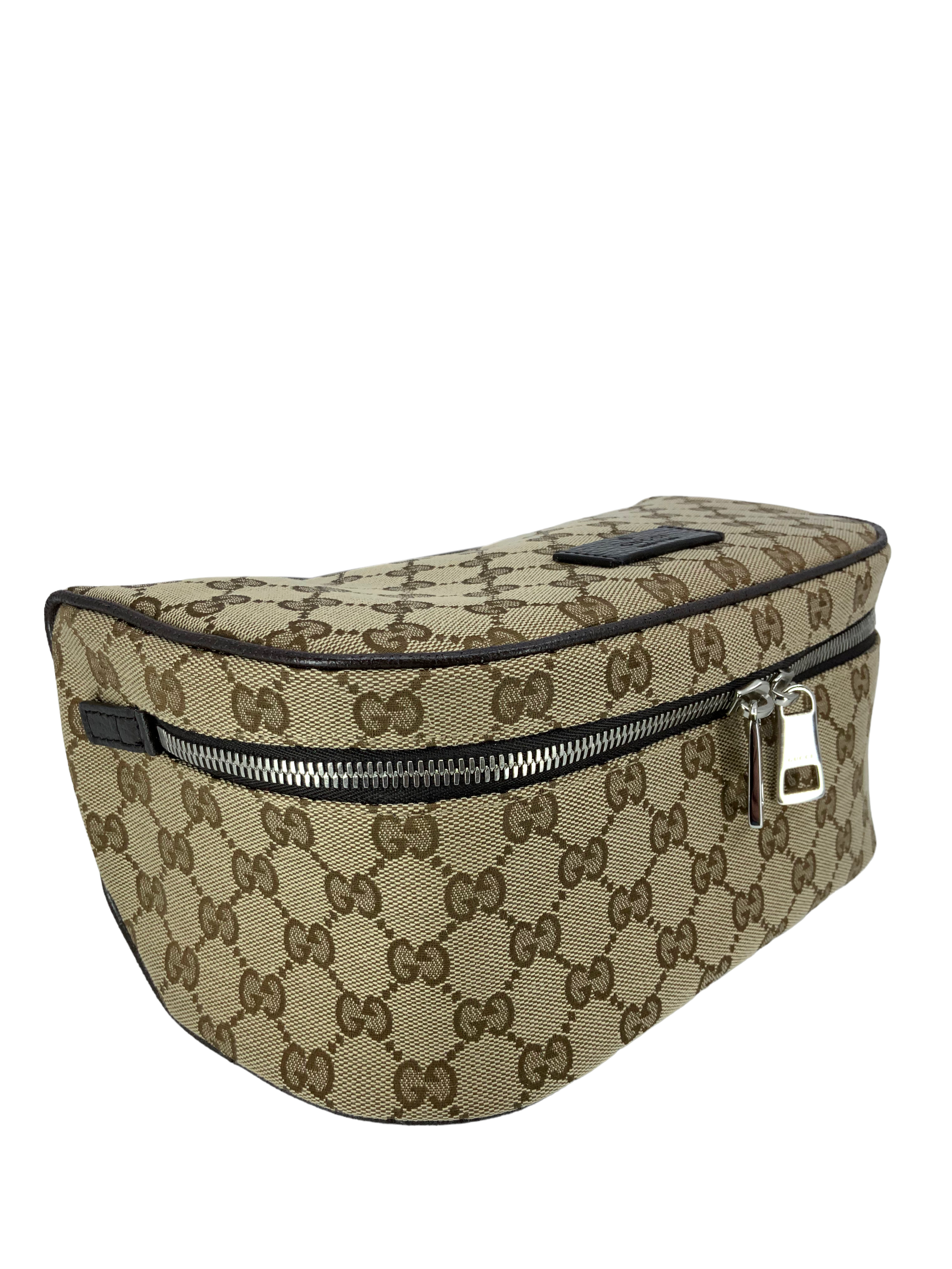 Gucci GG Monogram Canvas Waist Pouch - Luxury Crossbody Bag for Women & Men | Perfect for Travel, Concerts & Everyday Use
