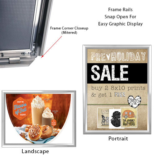 40x60 Snap Frame Poster Sign Frames 1.77
