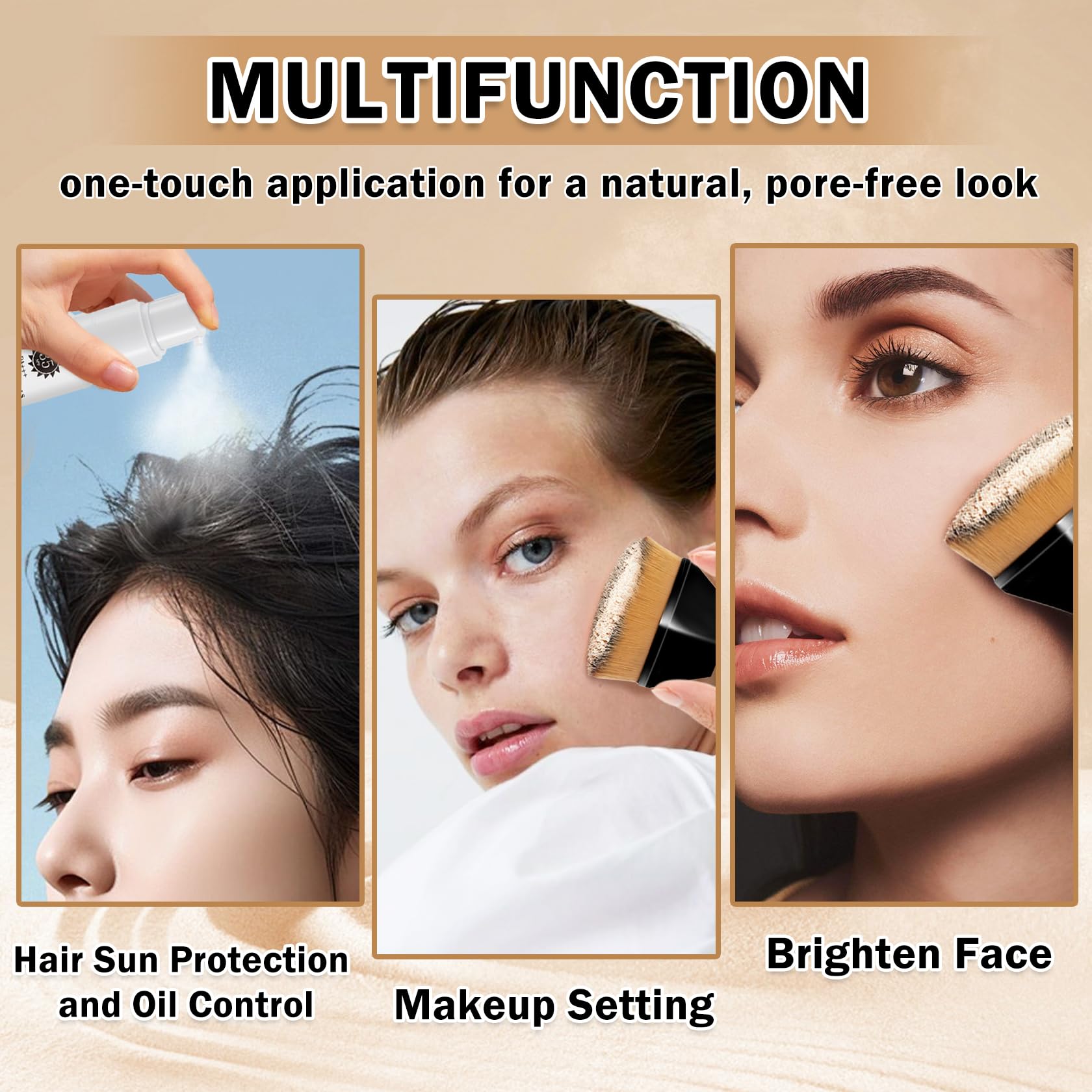 Mineral Sunscreen Powder SPF 35 - Vegan & Cruelty Free Setting Powder for Face, Hair & Body | Full Coverage Scalp Protection | Translucent Makeup Finishing Powder for Flawless Skin | Perfect for Beach Days, Outdoor Activities & Daily Sun Protection