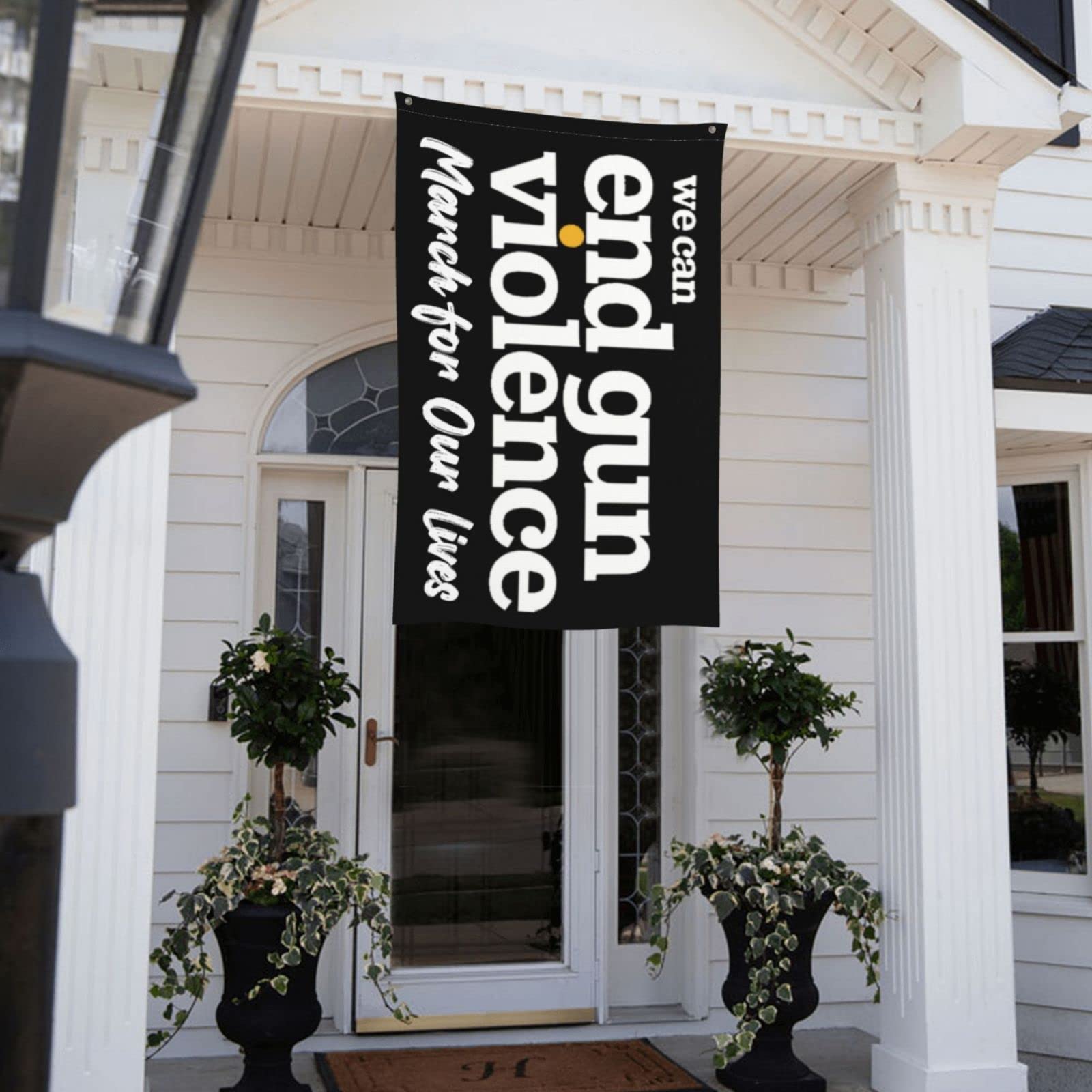 3x5 March For Our Lives Flag - Pray For Uvalde Texas, Enough Is Enough Gun Control Now, End Gun Violence, Protect Our Kids Not Guns, No More Silence Protest Banner - Perfect for Rallies, Memorials & Social Justice Events (No Flag Pole Included)
