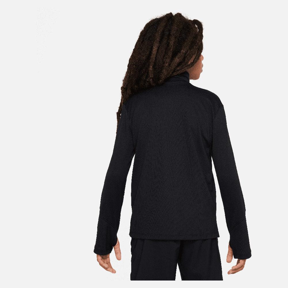 Boys' Dri-FIT Long Sleeve Half Zip Tennis Shirt - Moisture Wicking Performance Top for Junior Tennis & Active Sports