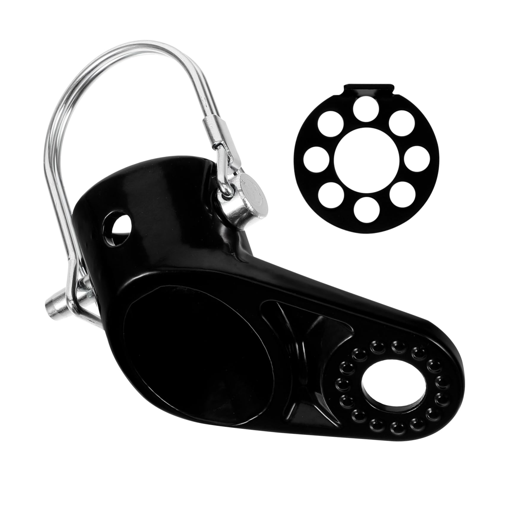 Yardwe 1 Set Heavy Duty Steel Trailer Hitch Electric Bike Hooks Attachment for Bike Trailer - Perfect for Cycling with Kids, Cargo Transport & Outdoor Adventures