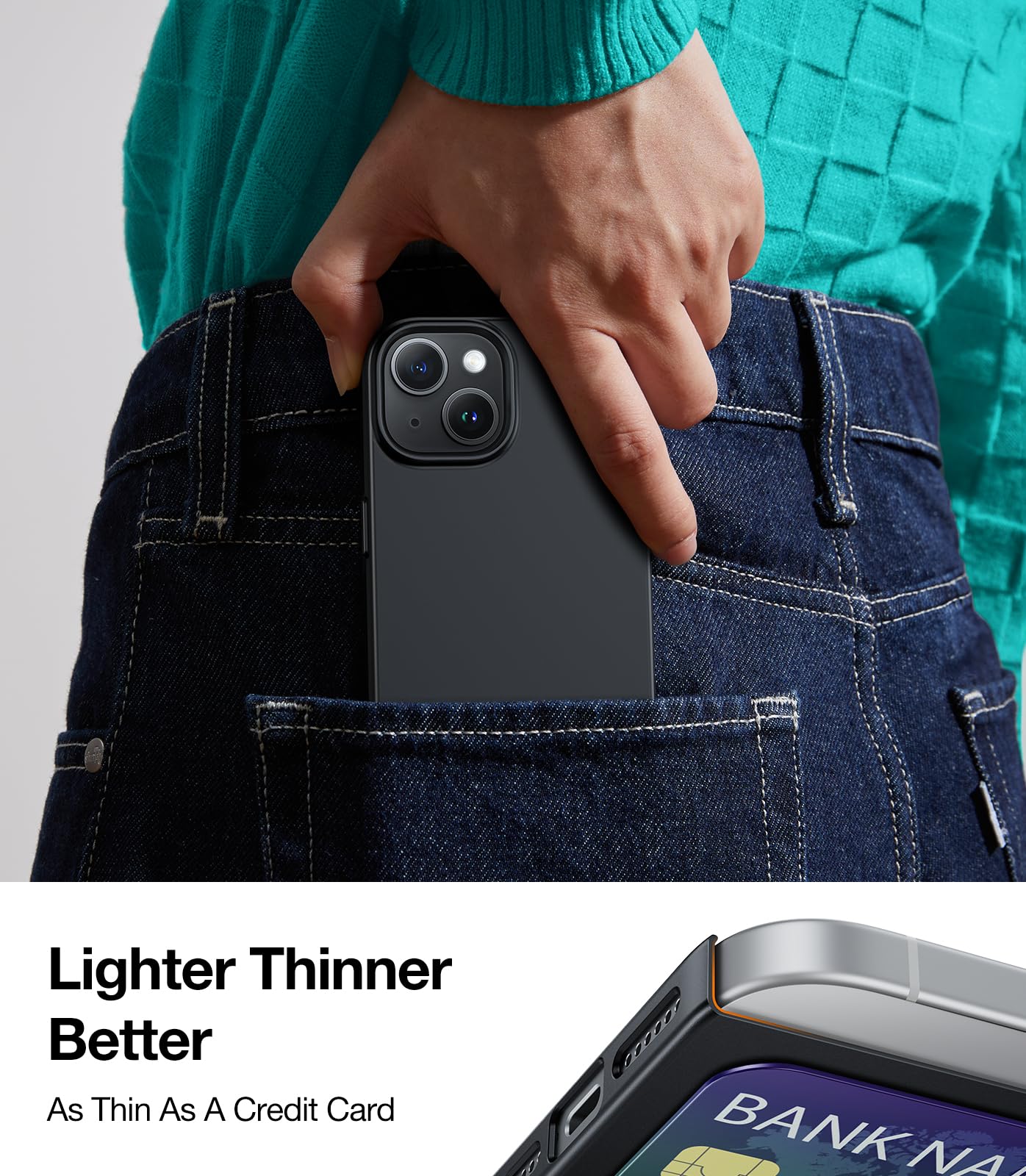 TORRAS Ultra Thin iPhone 15 Case (6.1