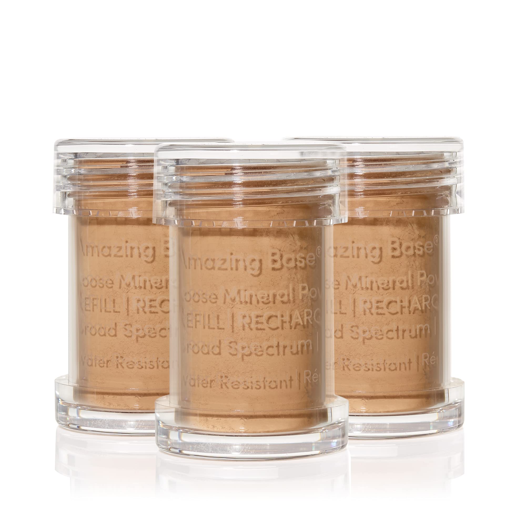 Jane Iredale Amazing Base Loose Mineral Powder SPF 20 - Oil Free, Talc Free & Weightless Luminous Foundation | Vegan & Cruelty-Free Makeup for Flawless Coverage | Perfect for Daily Wear, Special Occasions & Sensitive Skin