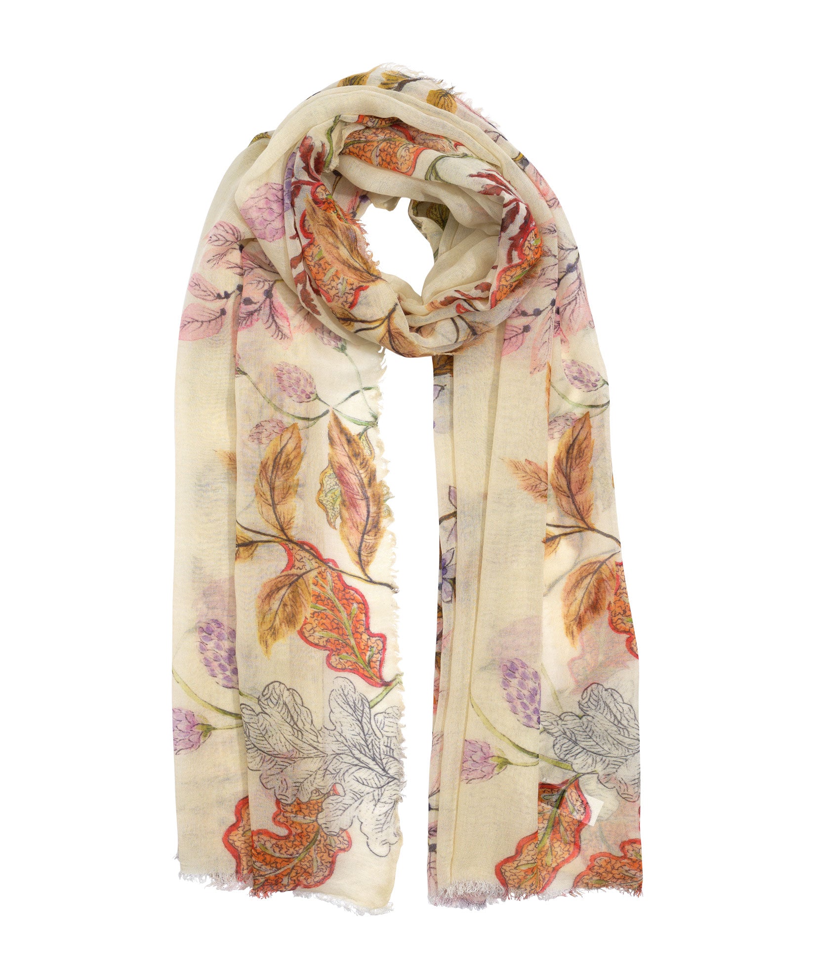Floral Trail Wrap Scarf - Lightweight Boho Fashion Accessory for Women | Perfect for Spring, Summer, Beach & Outdoor Adventures