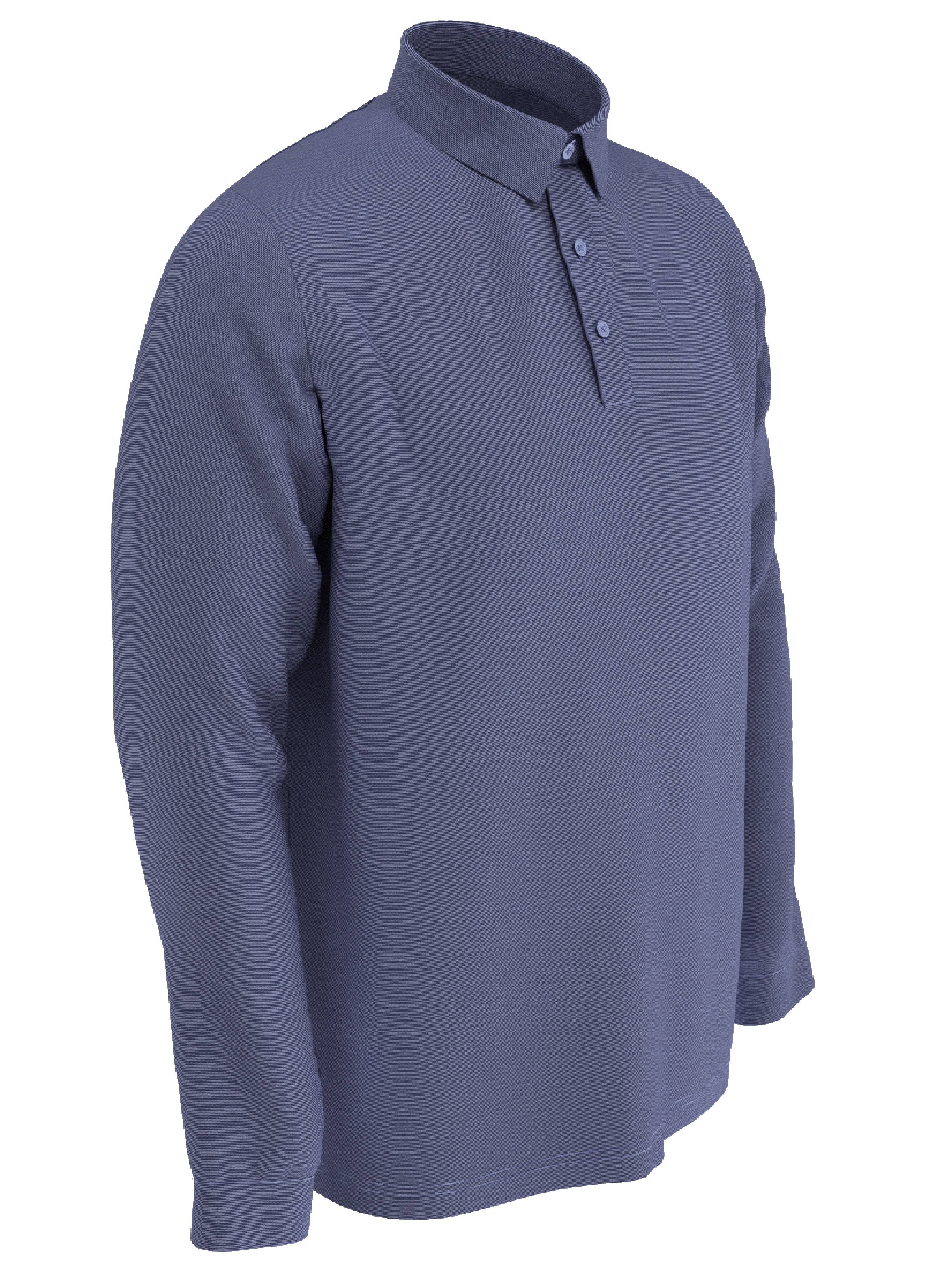 Big & Tall Swing Tech™ Essential Long Sleeve Polo Shirt for Men - Moisture Wicking & Stretch Comfort - Perfect for Golf, Business Casual & Outdoor Activities