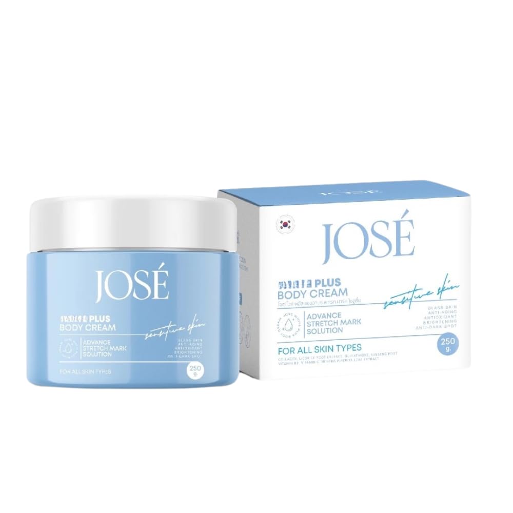 Josethai Plus Body Cream - 250g Deep Moisturizing Lotion for All Skin Types | Hydrating & Nourishing for Dry, Sensitive & Normal Skin | Perfect for Daily Use, After Shower & Night Care