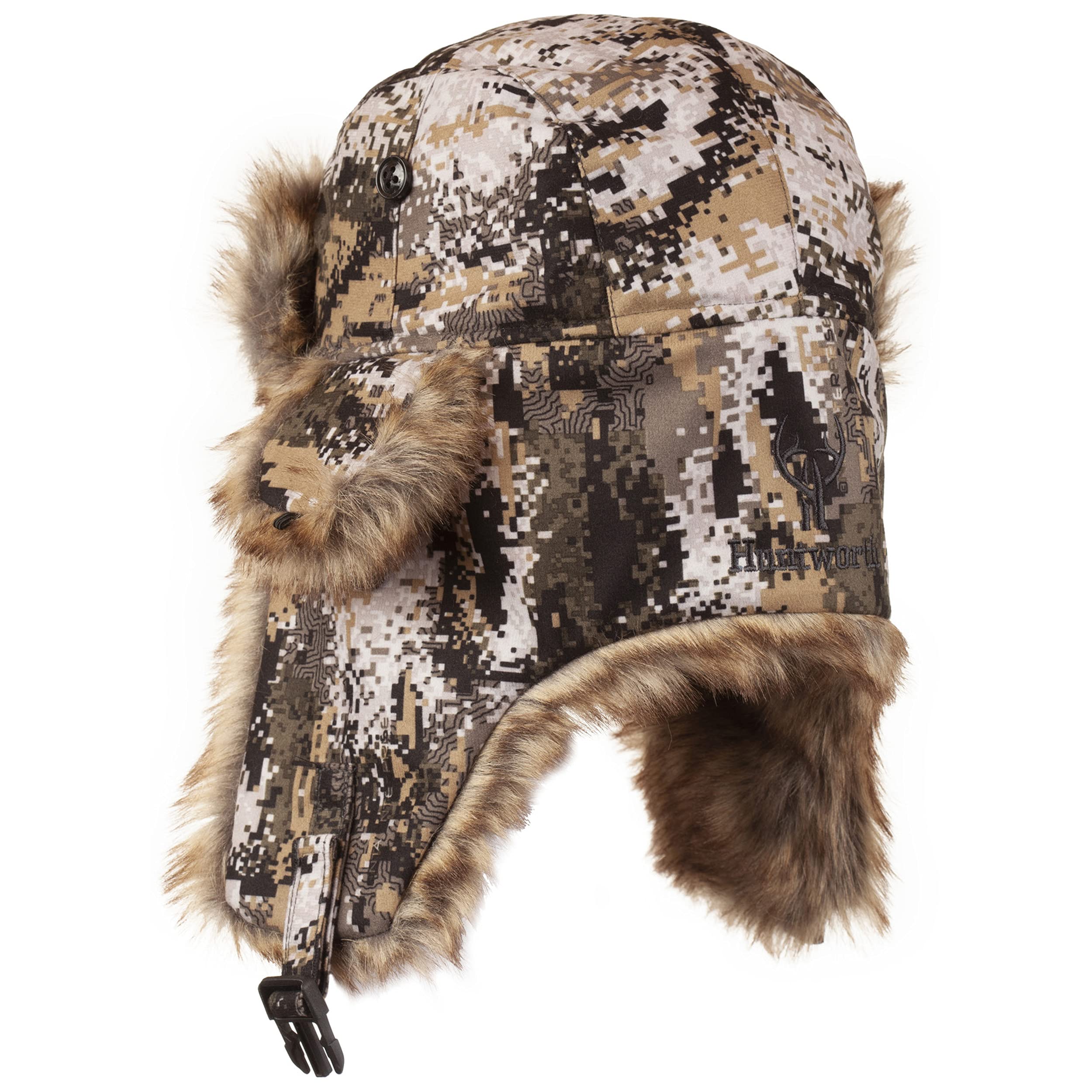 Huntworth Men's Trapper Hat - Winter Warm Hunting Cap for Outdoor