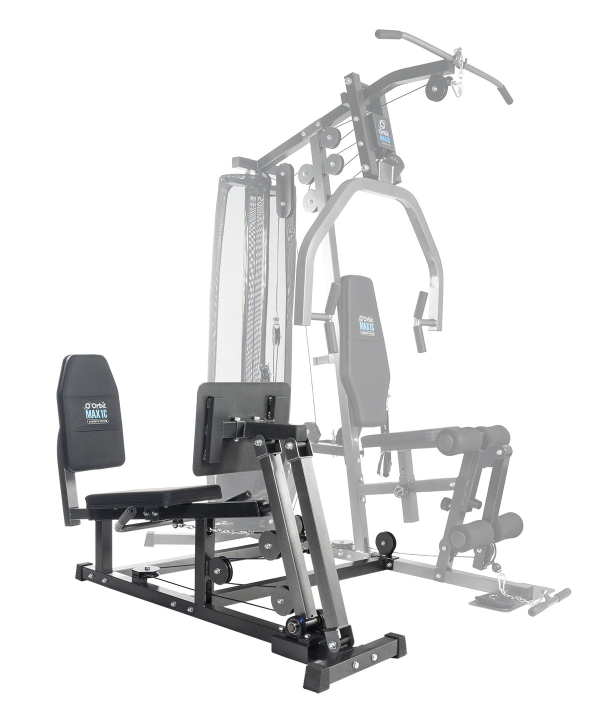 MAX1C.1 Leg Press Attachment - Heavy Duty Home Gym Equipment for Strength Training & Leg Workouts | Perfect for Home Fitness & Bodybuilding