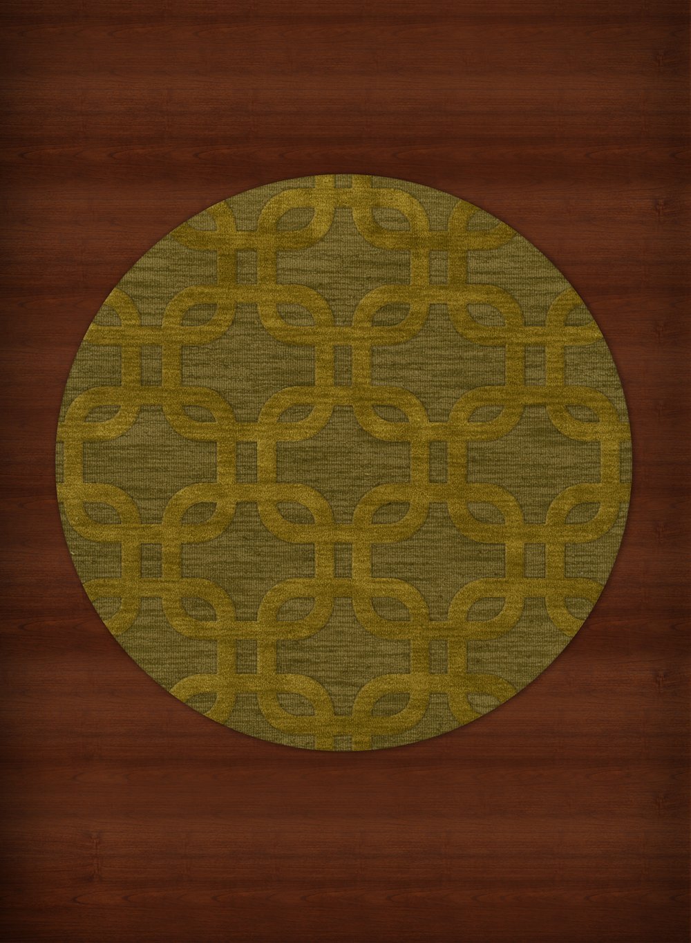 Dalyn Rugs Dover DV7 8' Round Area Rug in Avocado Green - Perfect for Living Room, Bedroom, or Dining Room Decor