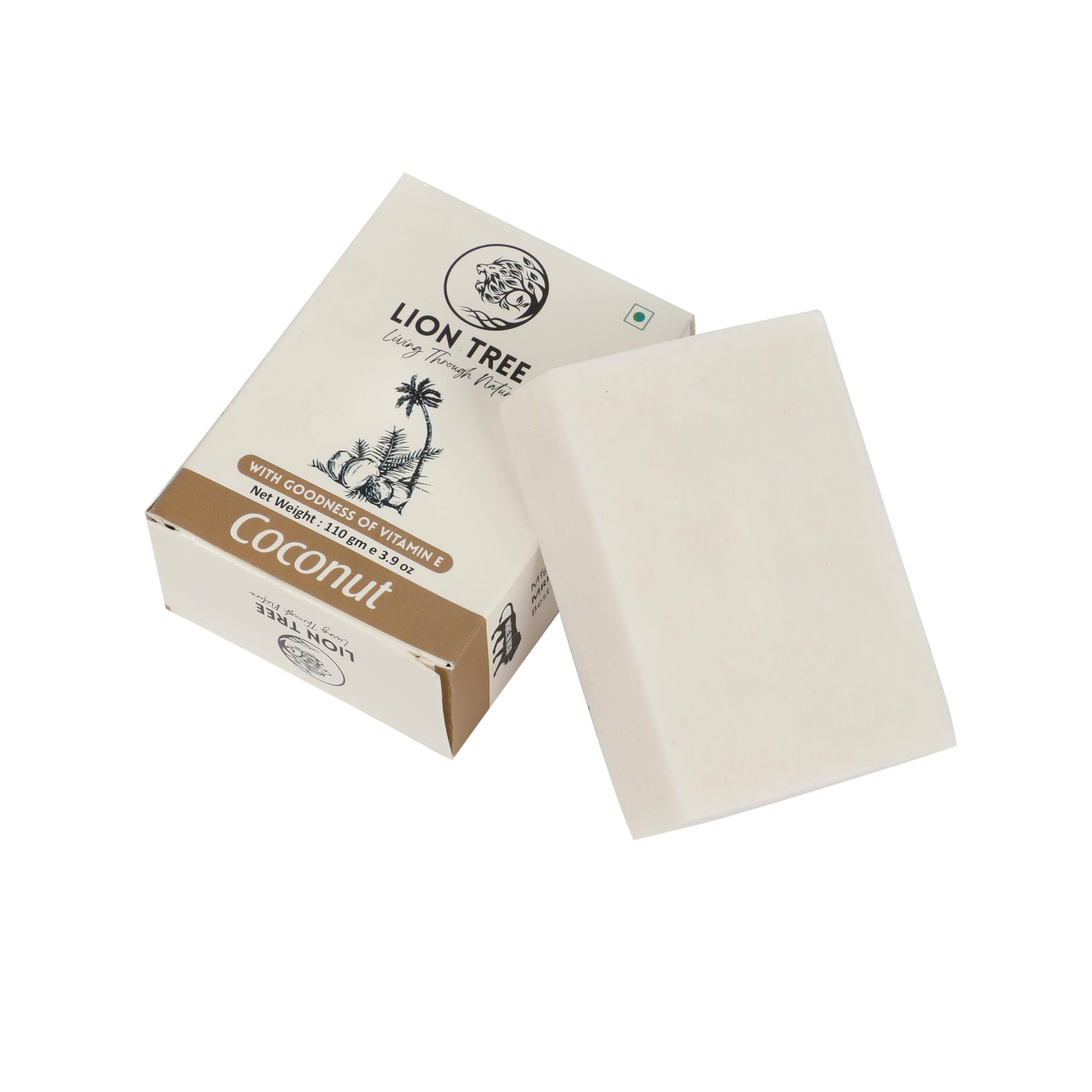 Handmade Coconut Soap Bar with Vitamin E - 110g Moisturizing Beauty Soap for All Skin Types | Natural Skincare, Gift Idea, Eco-Friendly Bath & Body Care