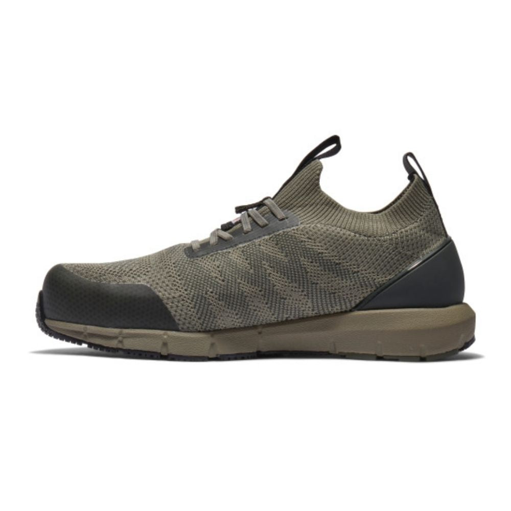 Timberland PRO Radius Knit TB0A2NKK357 Men's Athletic Composite Toe Work Shoes - Green | Lightweight & Durable Safety Footwear for Construction, Warehouse & Outdoor Work