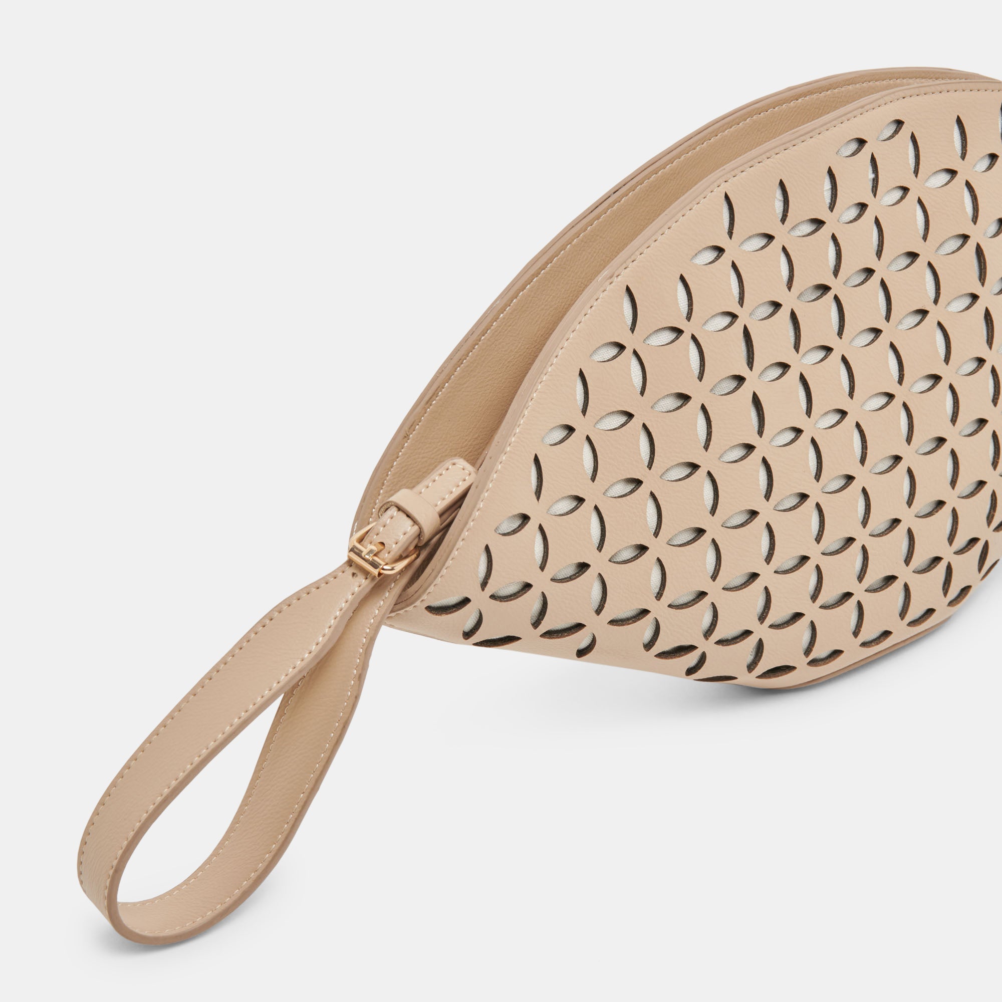 ISOLDE Beige Leather Clutch Bag - Stella Collection | Elegant Evening Purse for Women, Perfect for Parties, Weddings & Special Occasions
