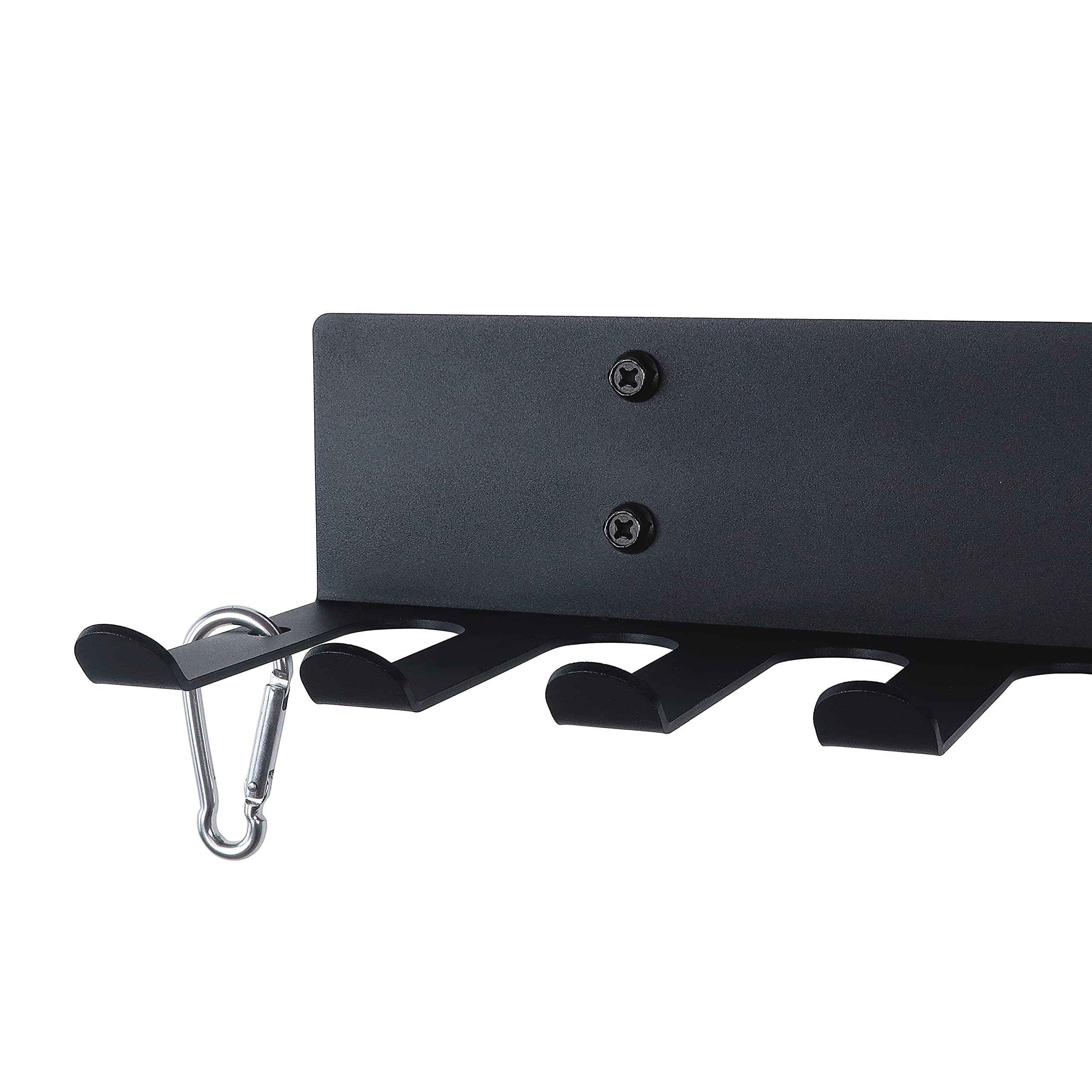 Heavy Duty Wall Mounted Gym Storage Rack for Resistance Bands, Barbells, Jump Ropes & Workout Accessories - Perfect for Home Gym Organization & Equipment Storage