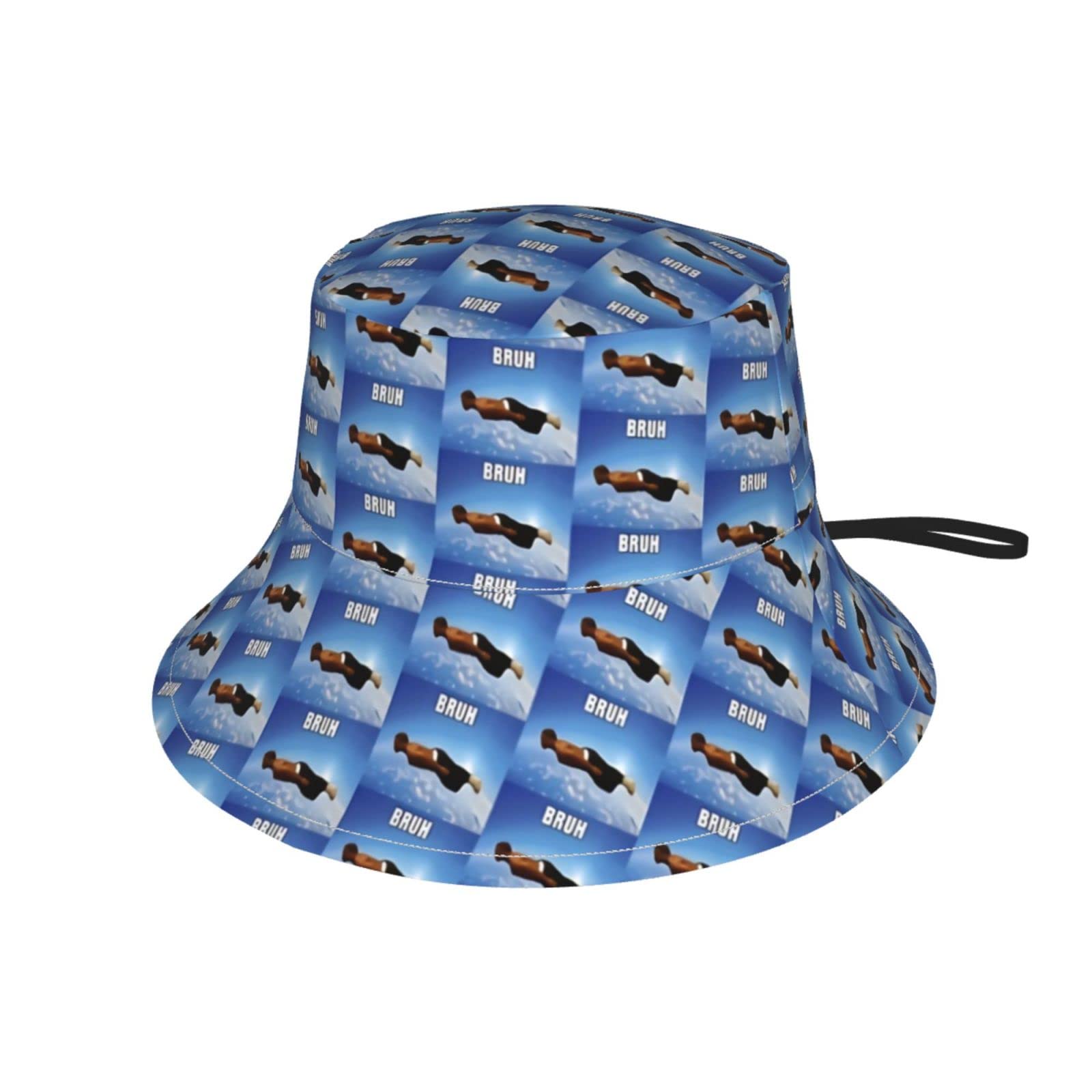 Bruh Flying Midget Baby Sun Hat for Boys - UV Protection Toddler Hat with Chin Strap - Perfect for Beach, Pool, Outdoor Play & Summer Activities