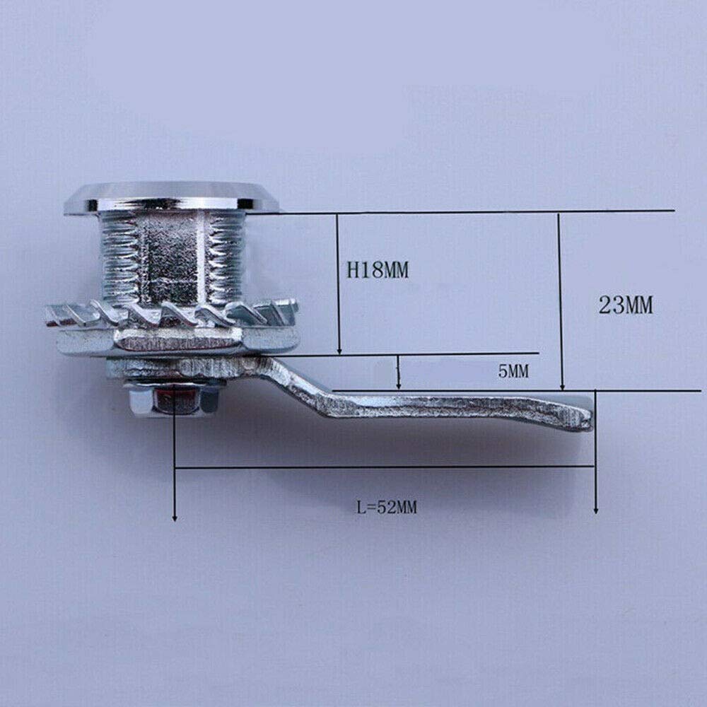 Gas Meter Cam Lock Key - Heavy Duty Electric Meter Door Cabinet Latch for Utility Boxes & Panels - Secure Access for Gas, Water & Electric Meters