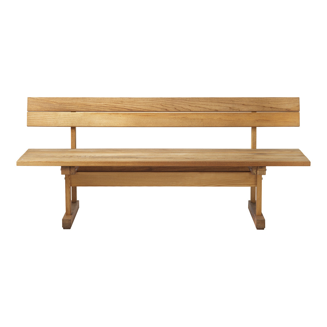 Ermelunden Outdoor Bench - Durable Weather-Resistant Garden Bench for Patio, Backyard, and Park - Perfect for Relaxing and Entertaining Outdoors