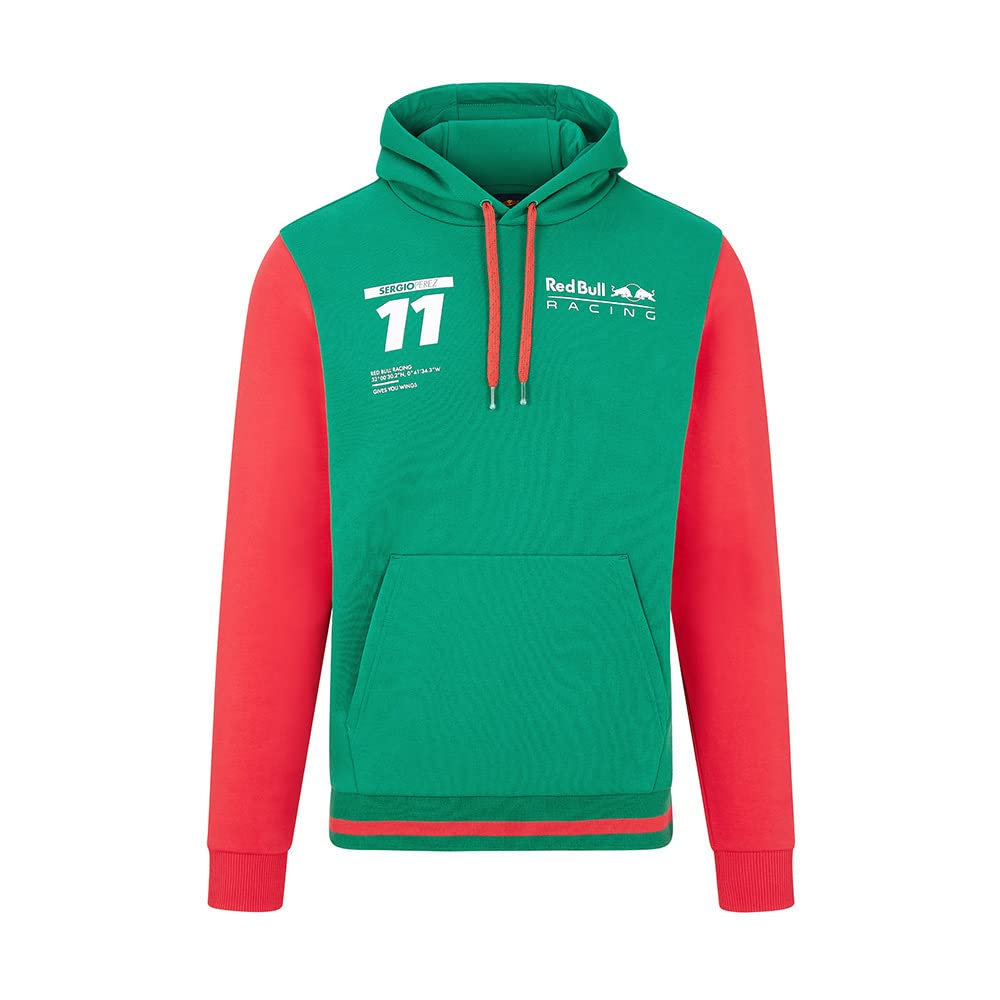 Red Bull Racing F1 Sergio 'Checo' Perez Official Hooded Sweatshirt | Fuel For Fans | Men's Pullover for Motorsport & Casual Wear