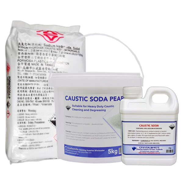 Formosoda P Caustic Soda Pearls (Sodium Hydroxide) - High Purity for Soap Making, Drain Cleaning & Industrial Use