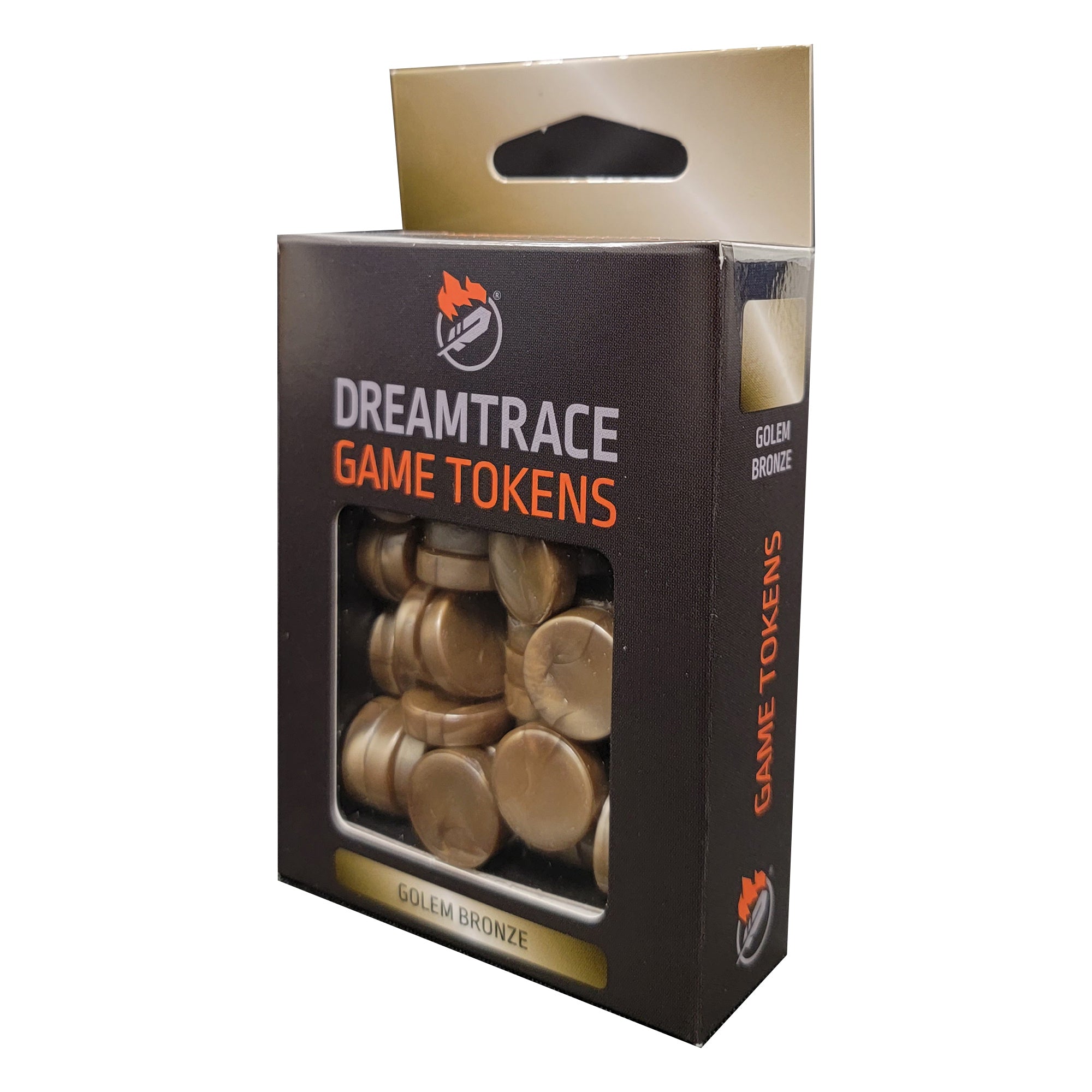 DreamTrace Gaming Tokens: Golem Bronze Coins for Tabletop RPGs, Board Games & Collectibles - Perfect for D&D, Magic: The Gathering & Fantasy Gaming Nights