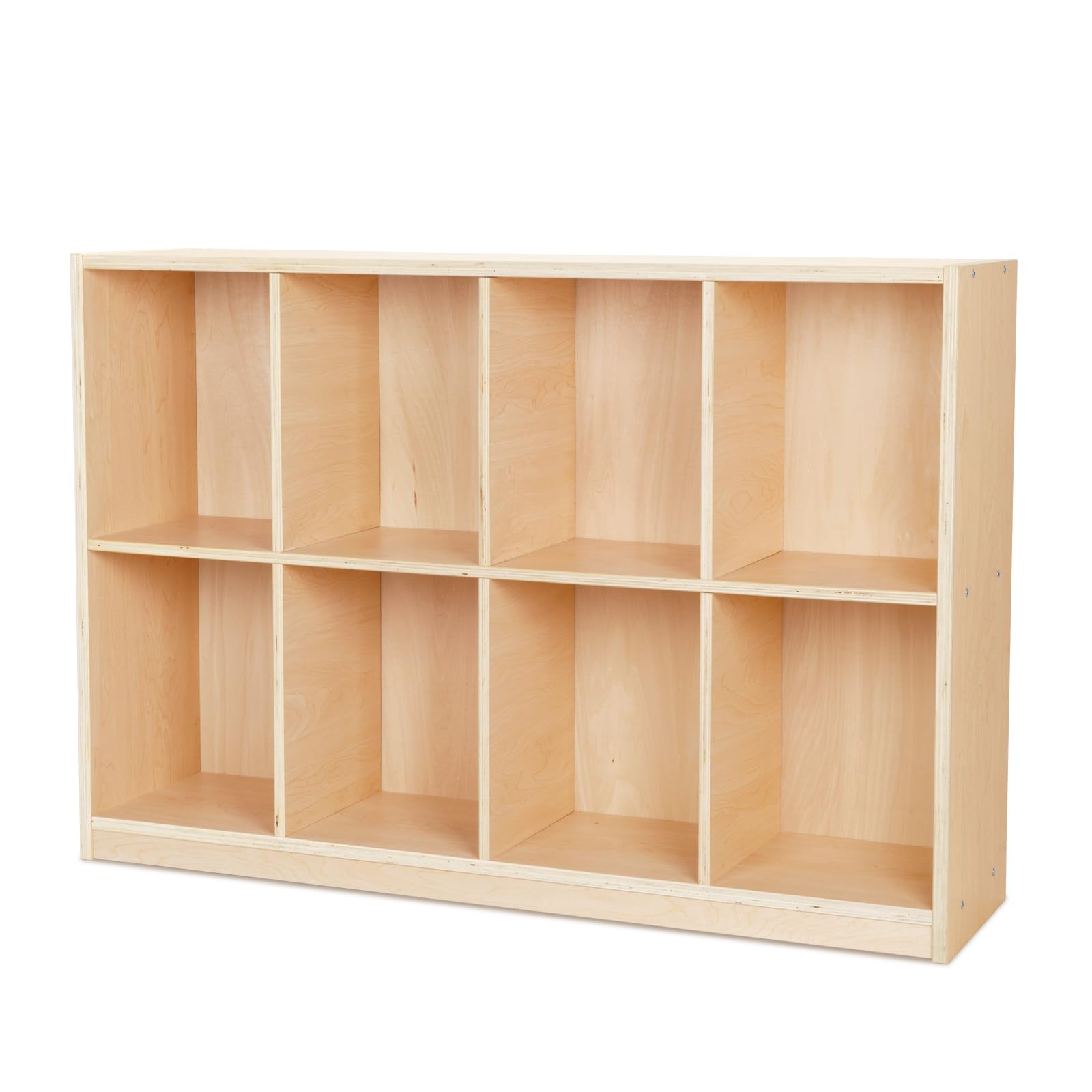 8-Compartment Wooden Storage Cabinet Backpack - Kids Toy Organizer & Bookshelf for Classroom, Playroom, Kindergarten, Living Room, Office - Perfect for Home Organization and Child-Friendly Storage Solutions